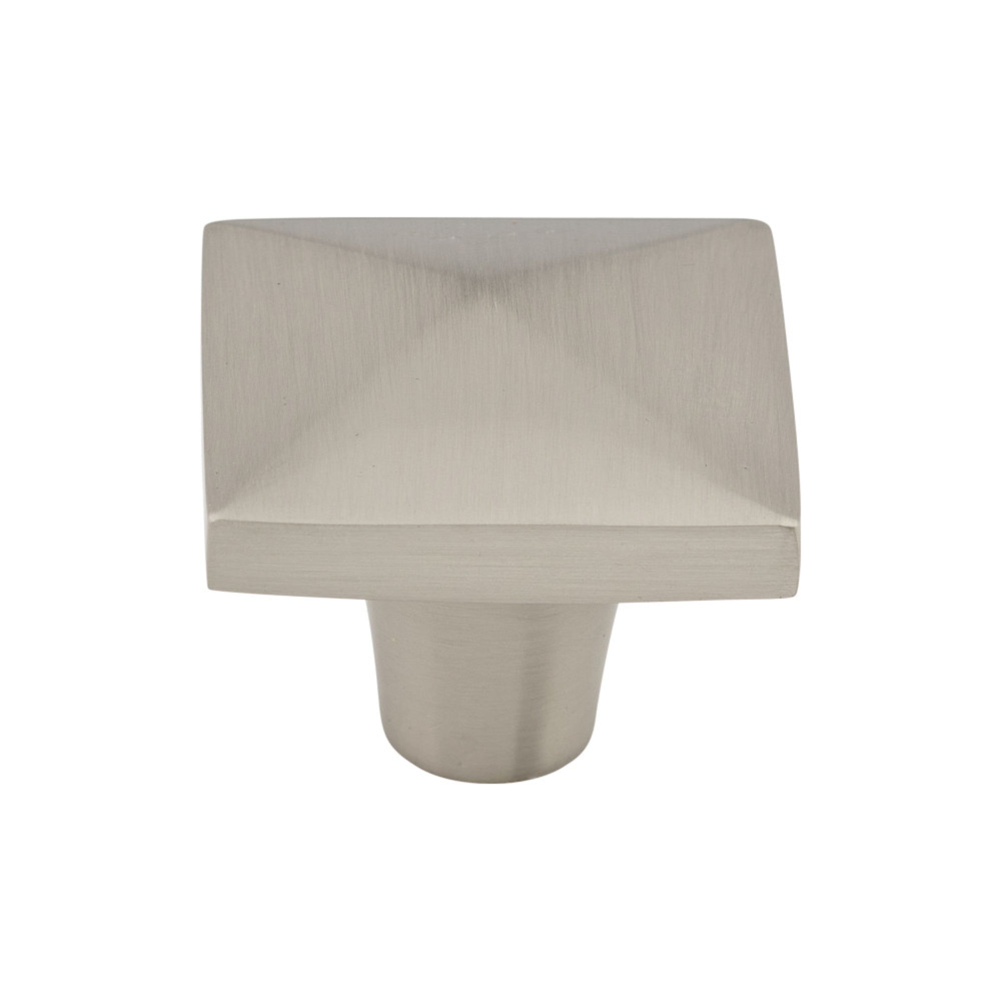 Aspen II Square Knob - Brushed Satin Nickel