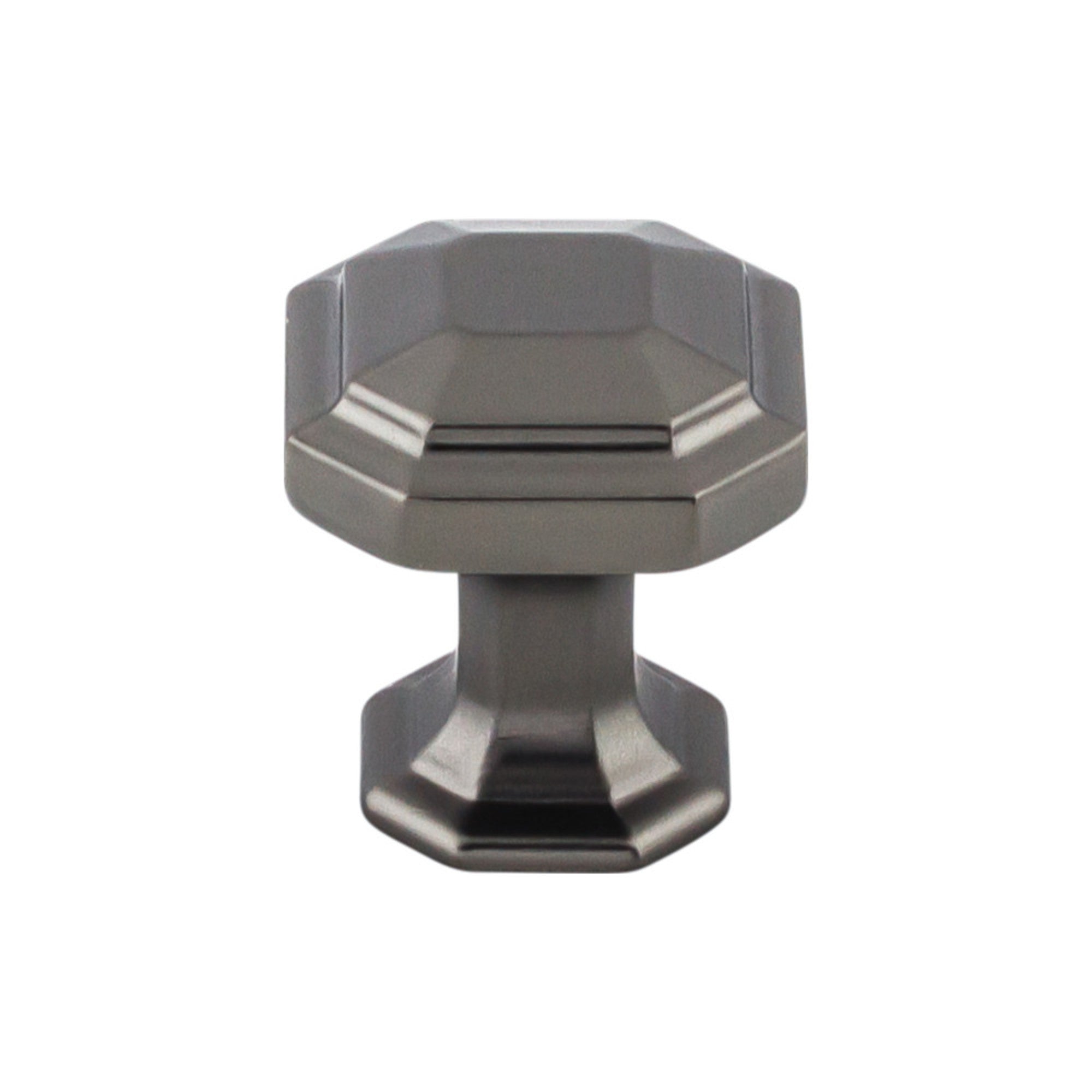 Emerald 1 1/8" Diameter Round Knob - Ash Gray