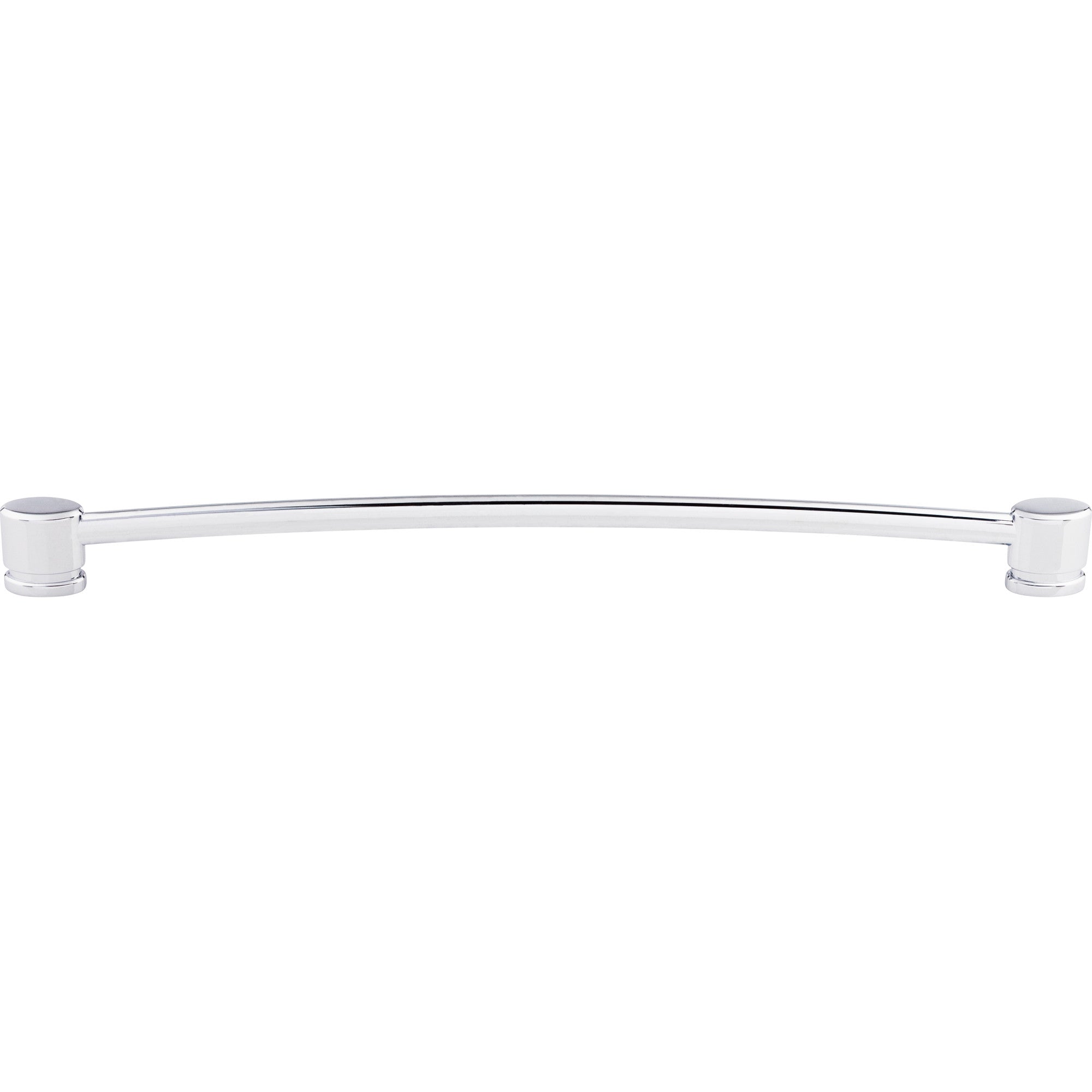 Oval Thin Bar Pull - Polished Chrome