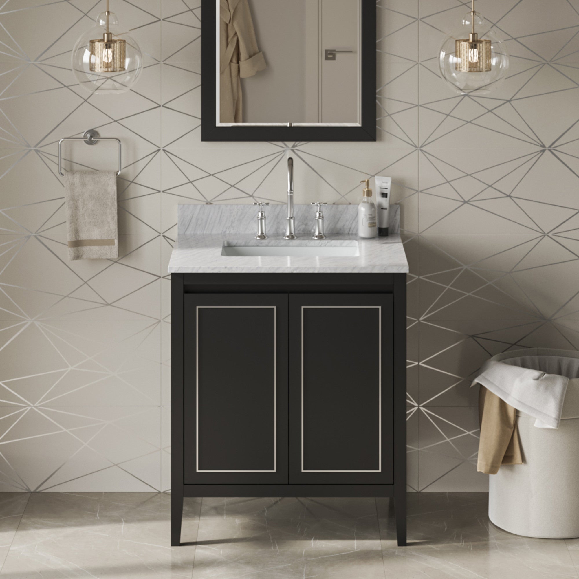 30" Percival Vanity – Black