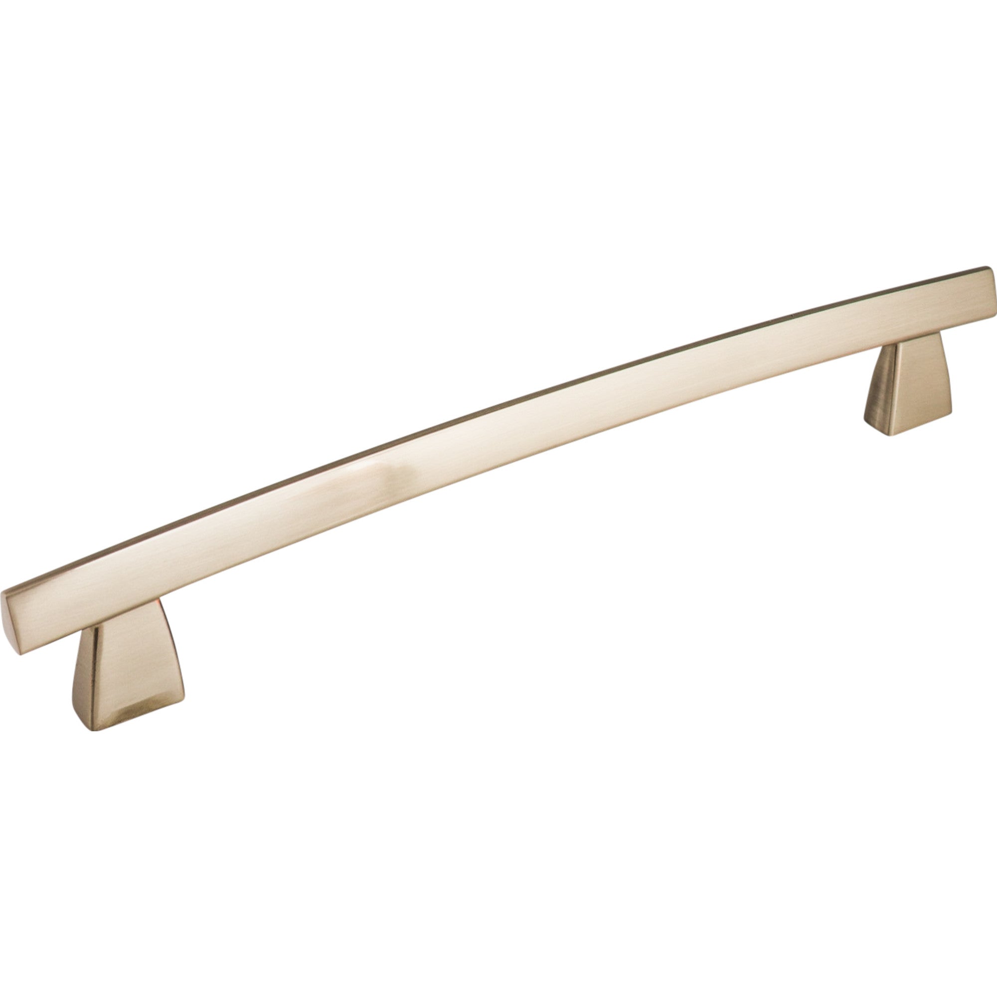 Arched 12" Center to Center Appliance Pull - Brushed Satin Nickel