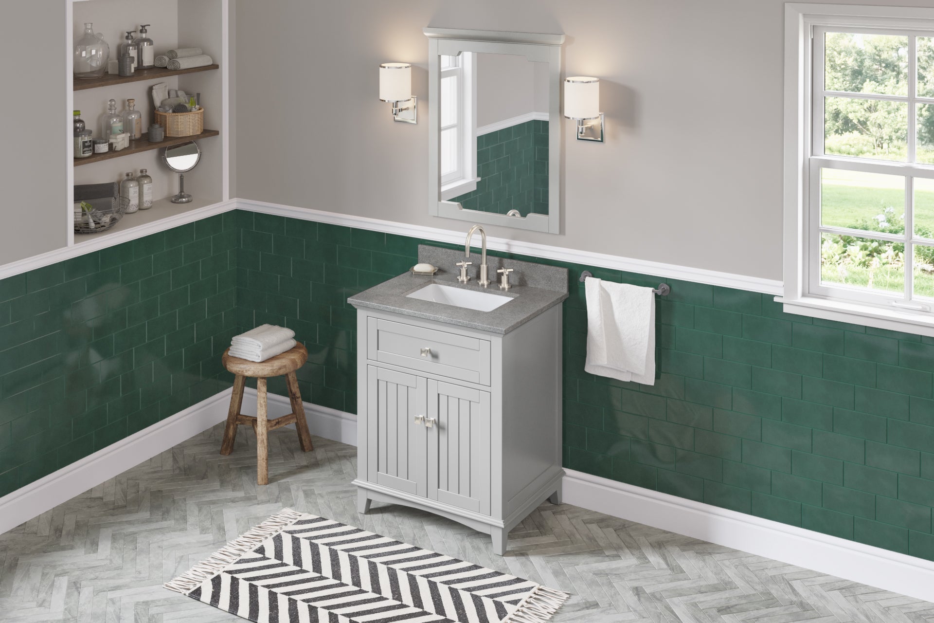 30" Savino Vanity – Grey