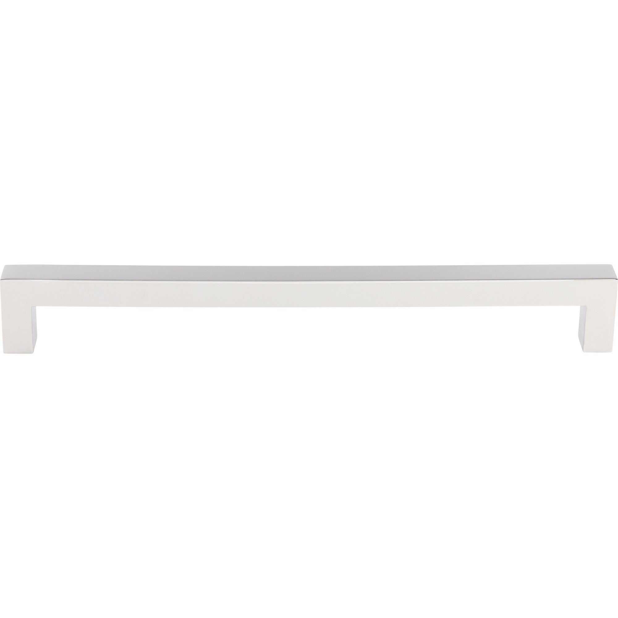 Square Bar 12" Center to Center Appliance Pull - Polished Chrome
