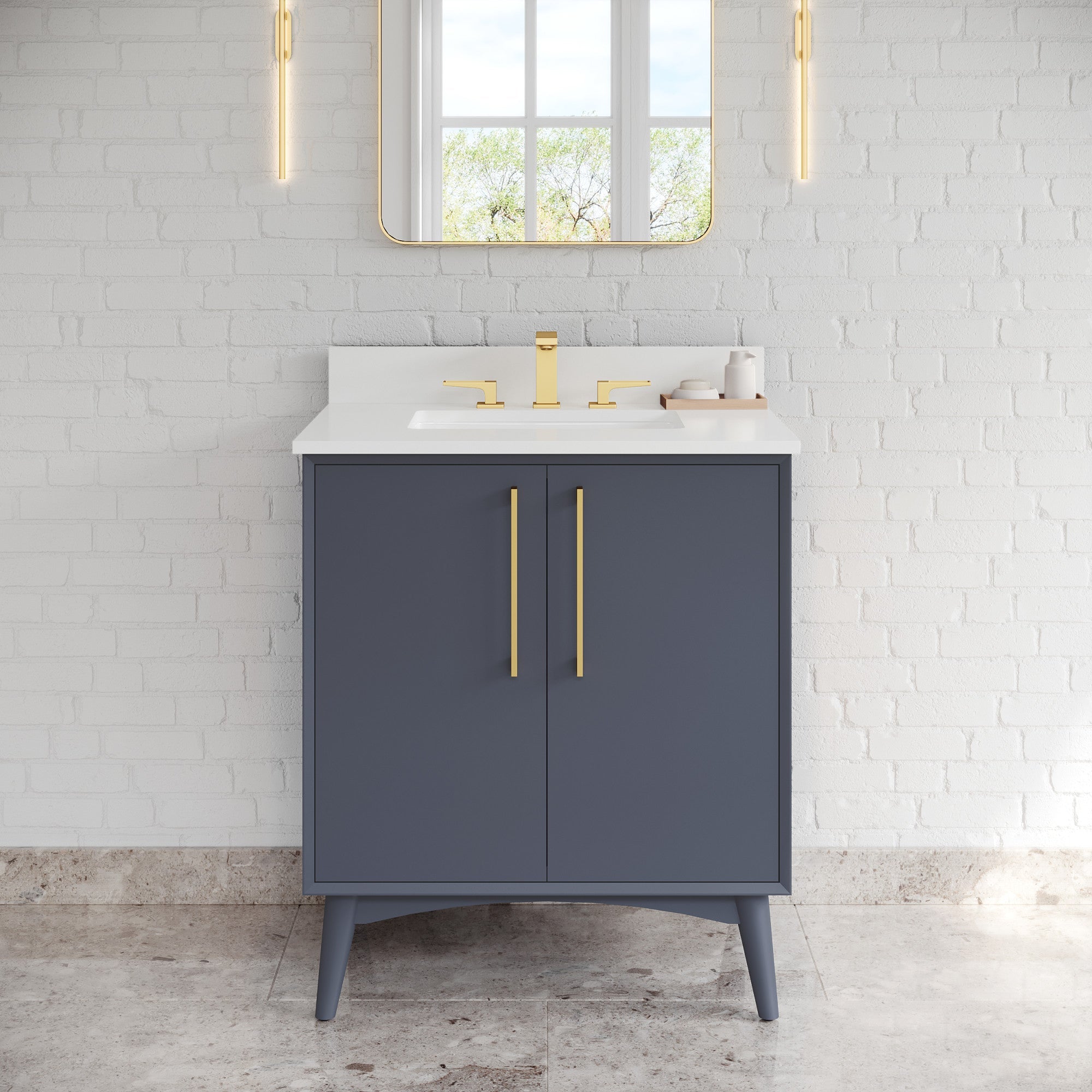 30" Dashwood Vanity – Blue Steel