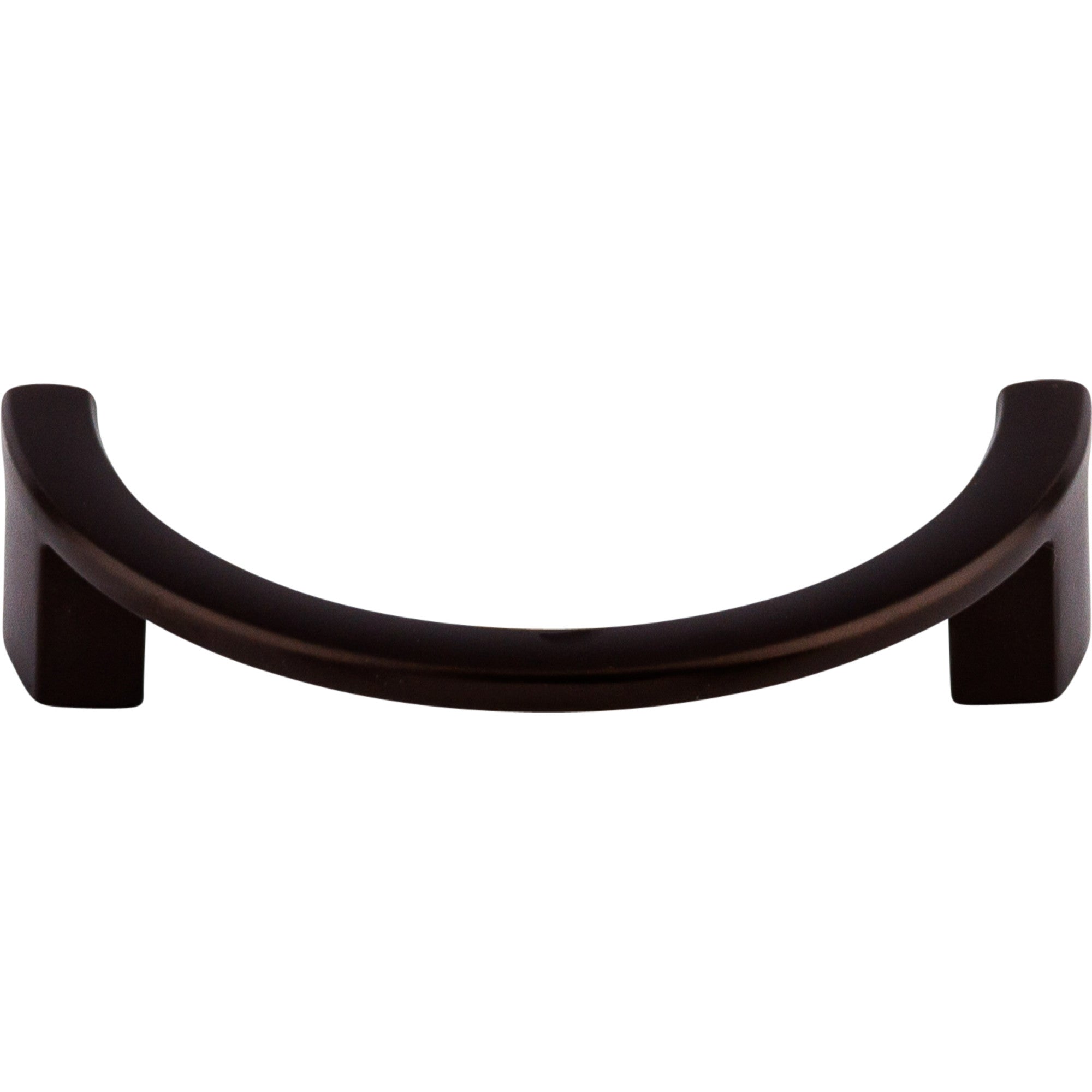 Half Circle Open 3 1/2" Center to Center Finger Pull - Oil Rubbed Bronze