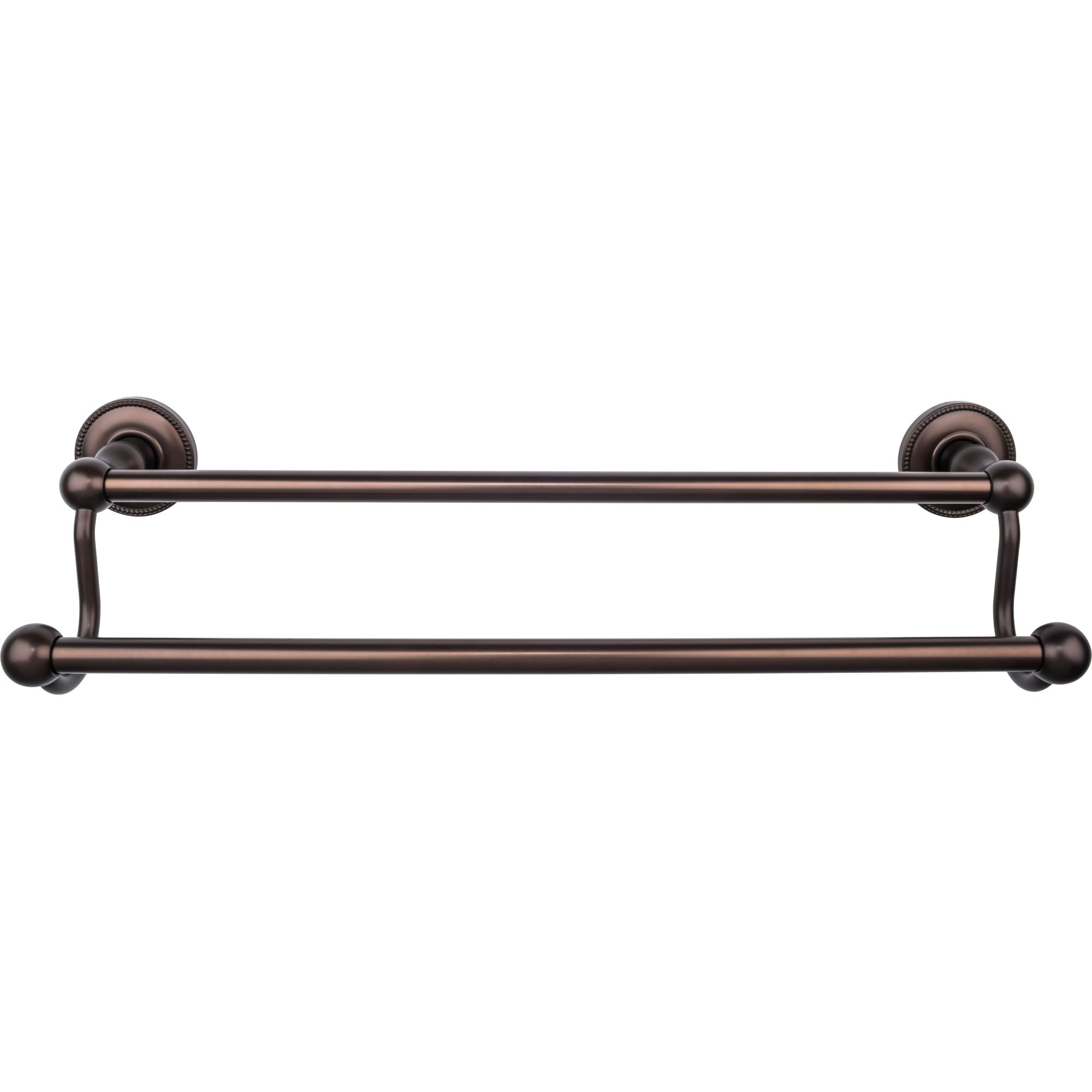 TOP BATH (R) Edwardian Bath Double 20 1/2" Wall Mounted  Towel Bar - Oil Rubbed Bronze