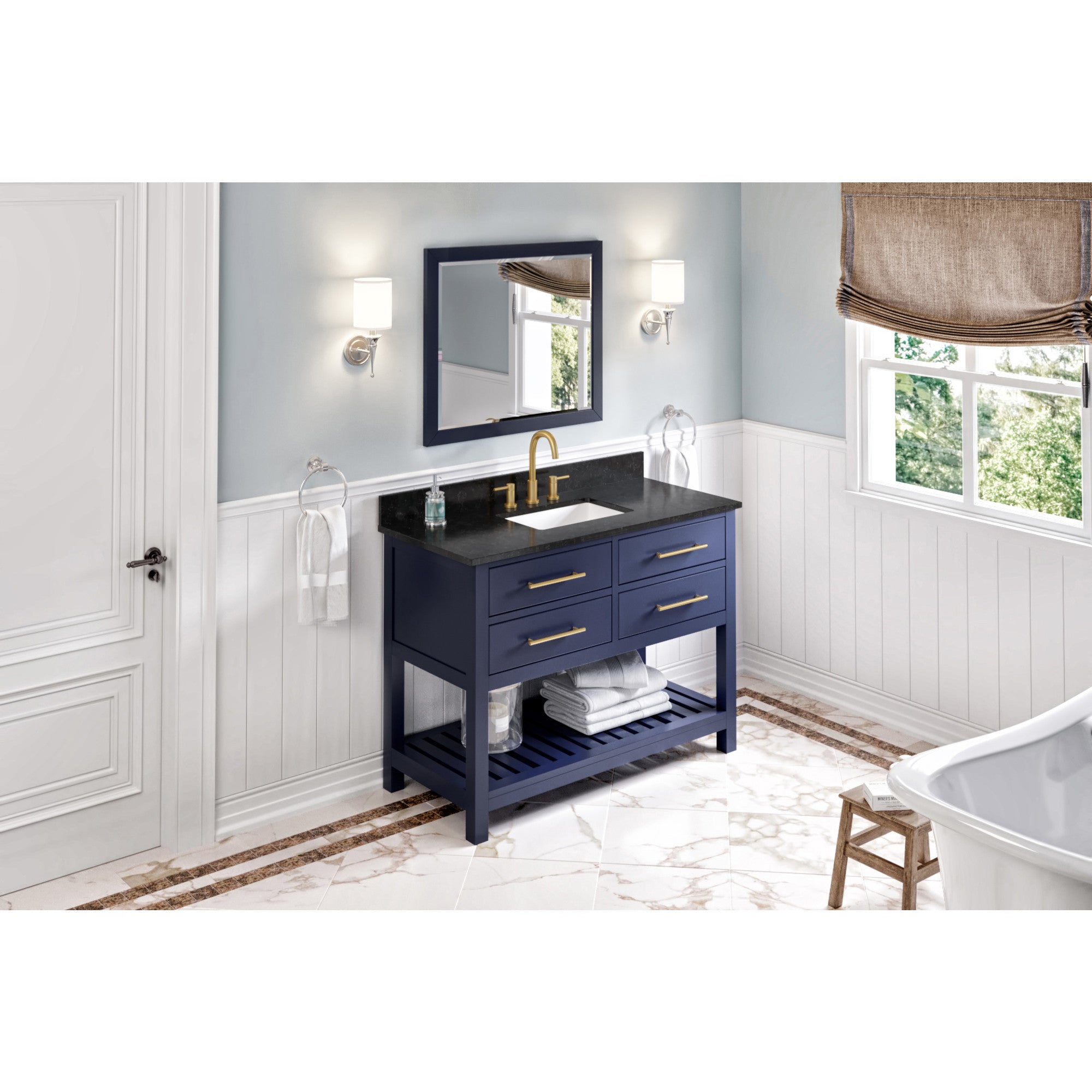 48" Wavecrest Vanity – Hale Blue