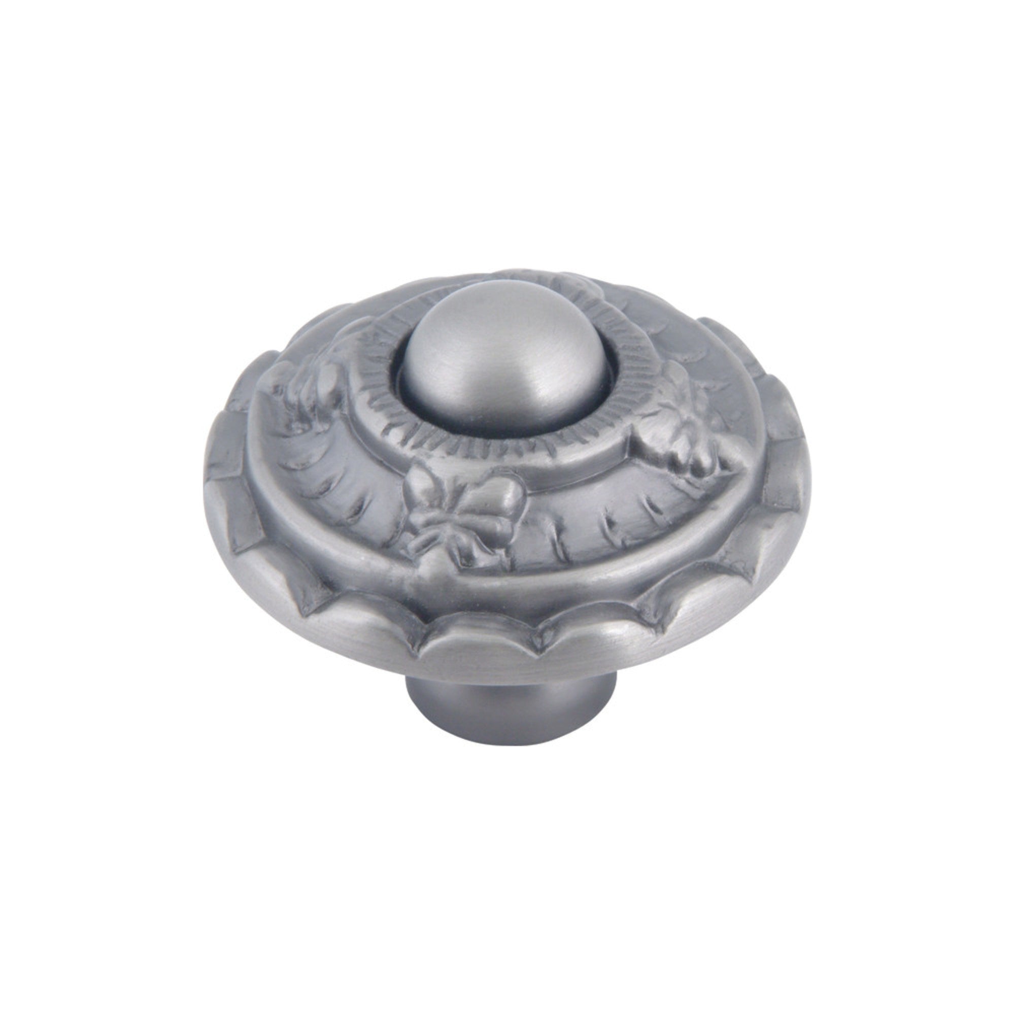 St Michel Round Knob - Pewter