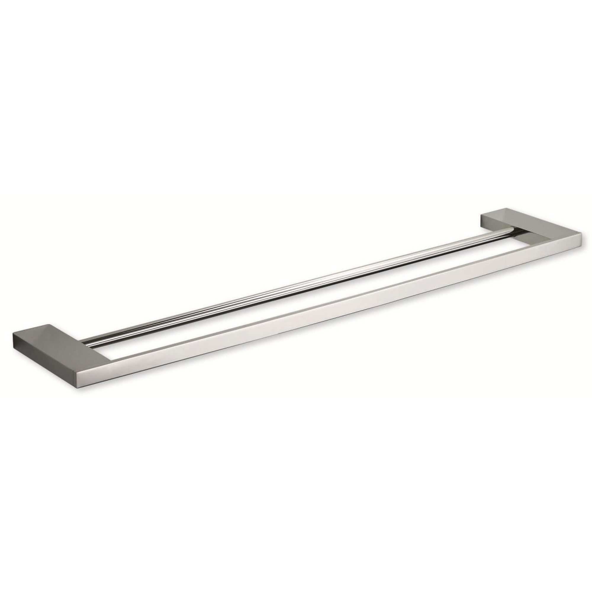 Parker Double 23 1/2" Wall Mounted  Towel Bar - Polished Chrome