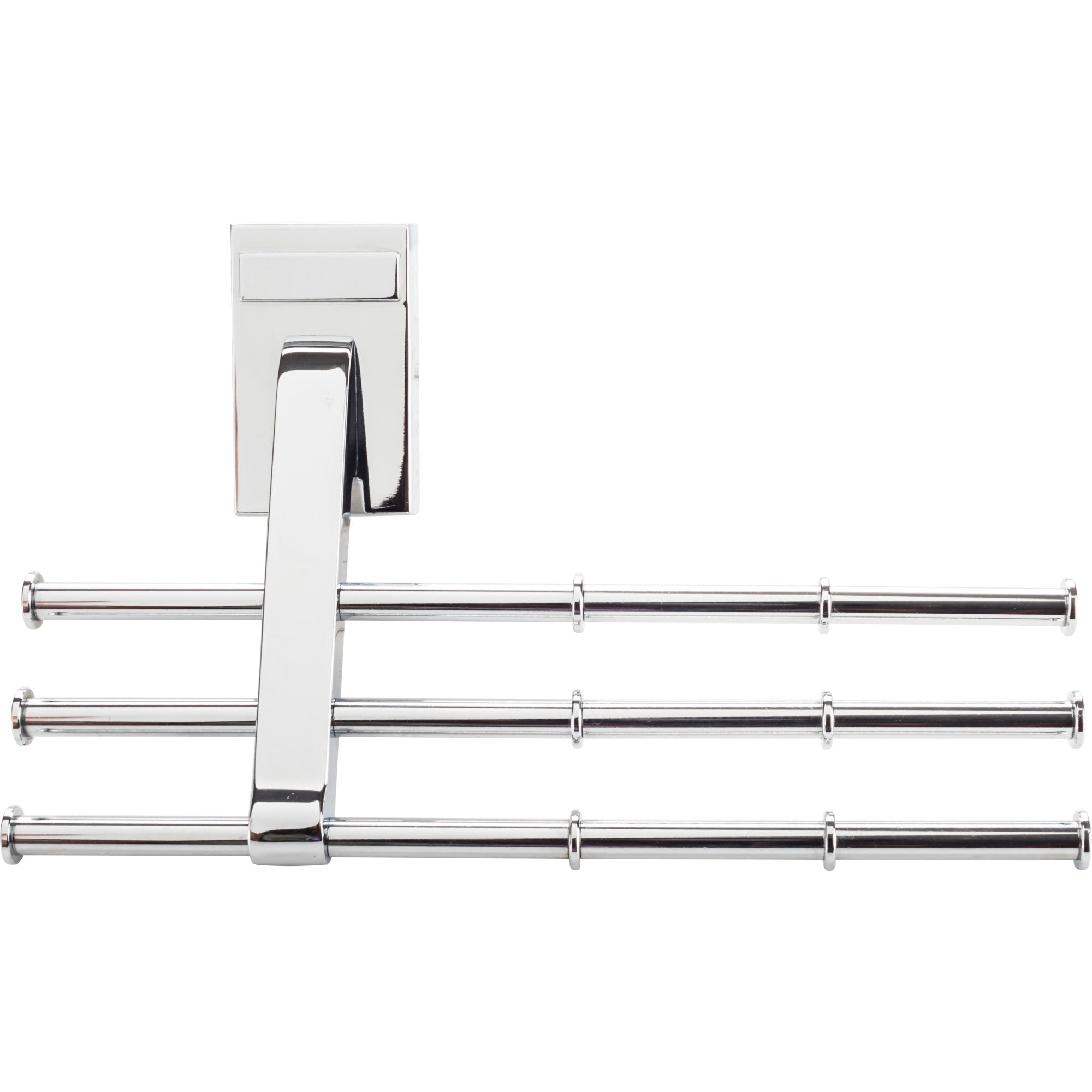Polished Chrome Tri-Level Tie Organizer