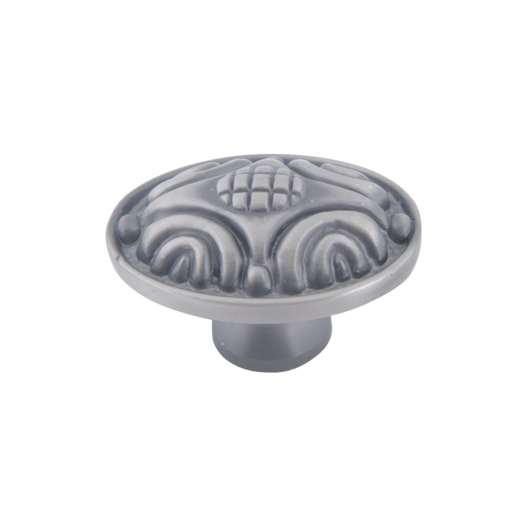 Odeon Oval Knob - Pewter
