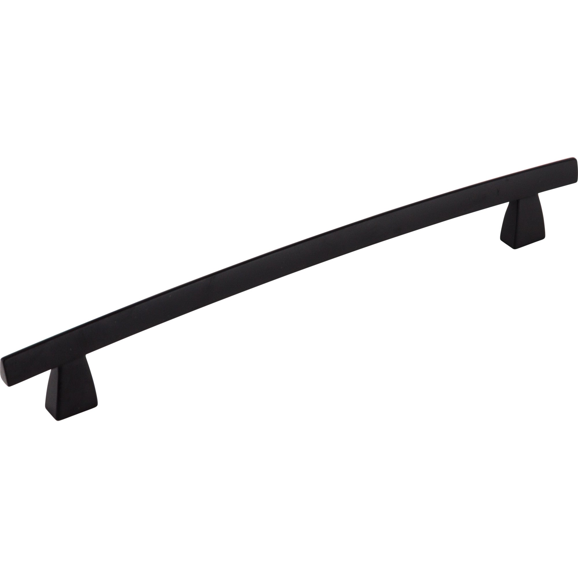 Arched 8" Center to Center Bar Pull - Flat Black