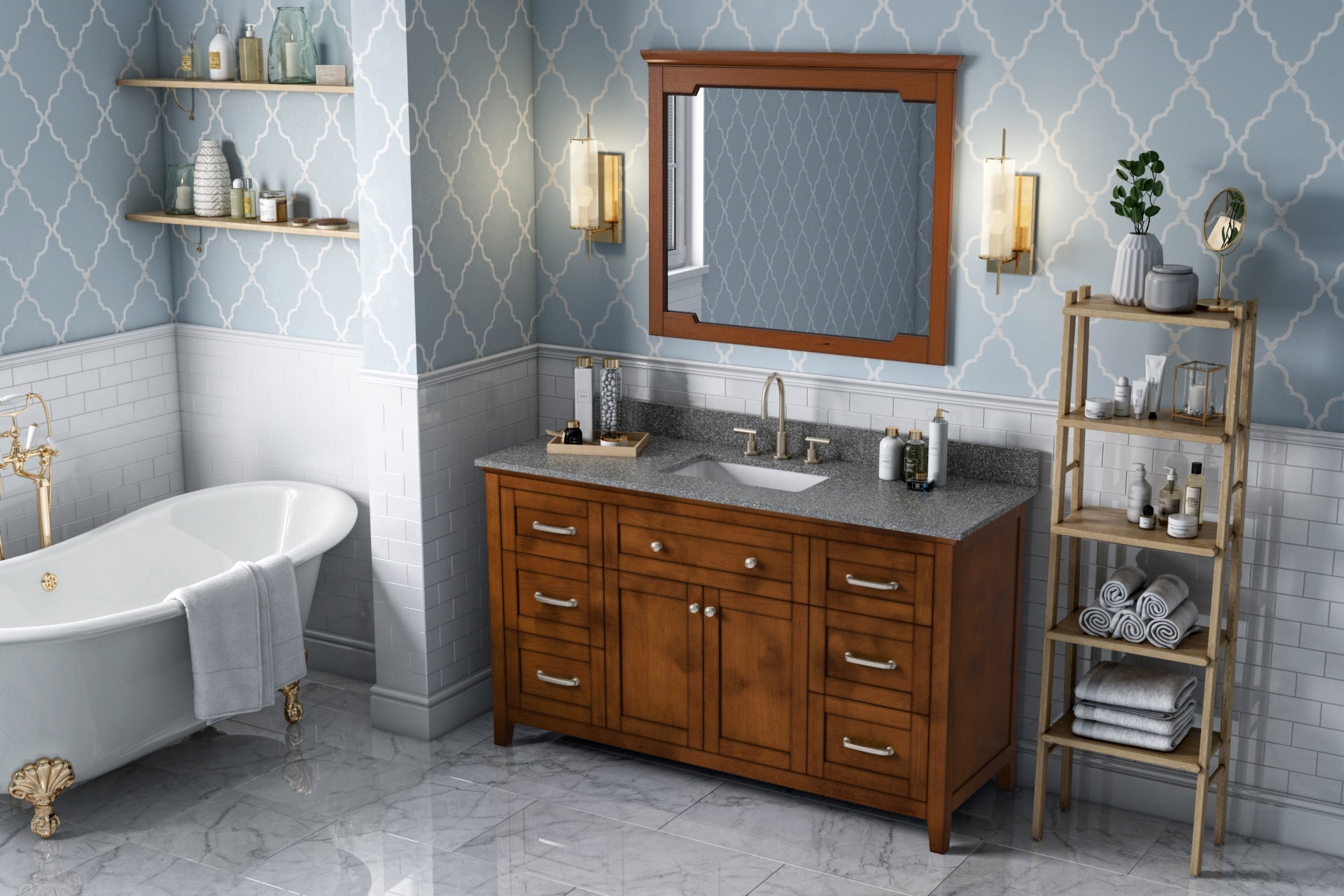 60" Chatham Vanity – Chocolate