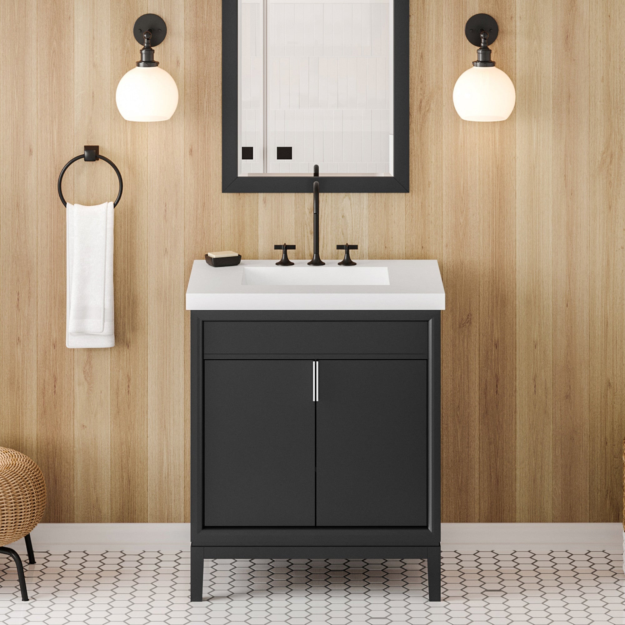 30" Theodora Vanity – Black