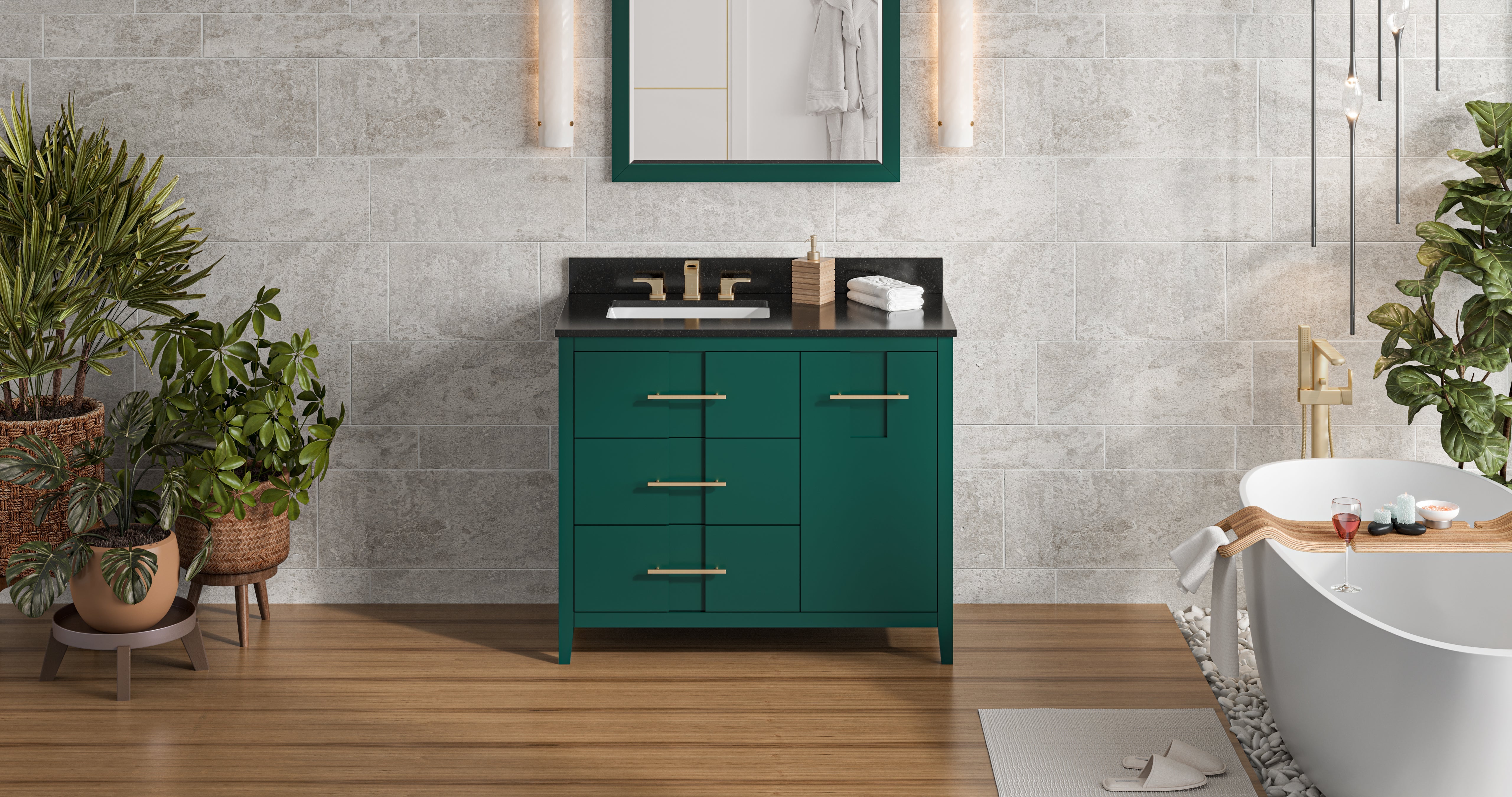 42" Katara Vanity – Left Offset