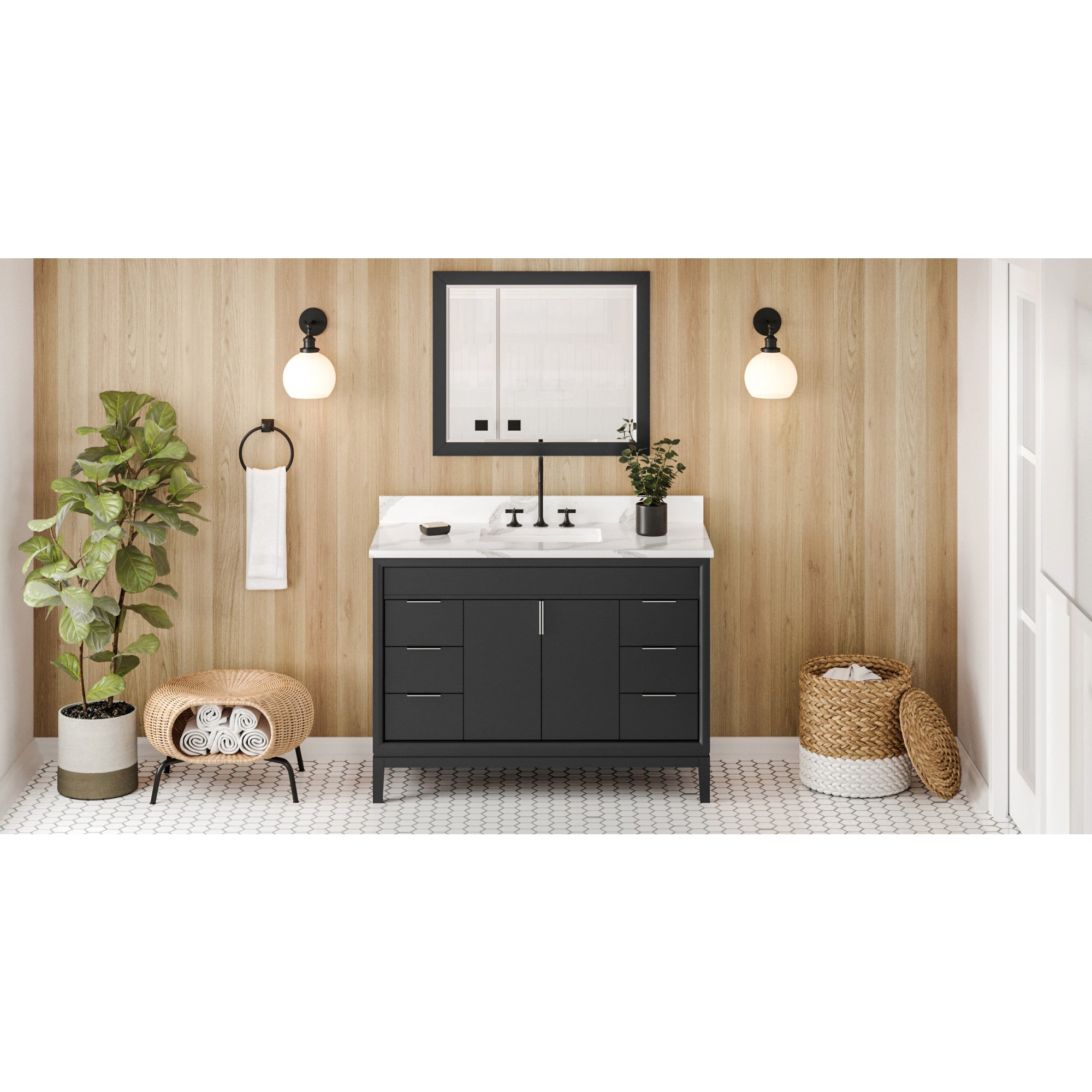48" Theodora Vanity – Black