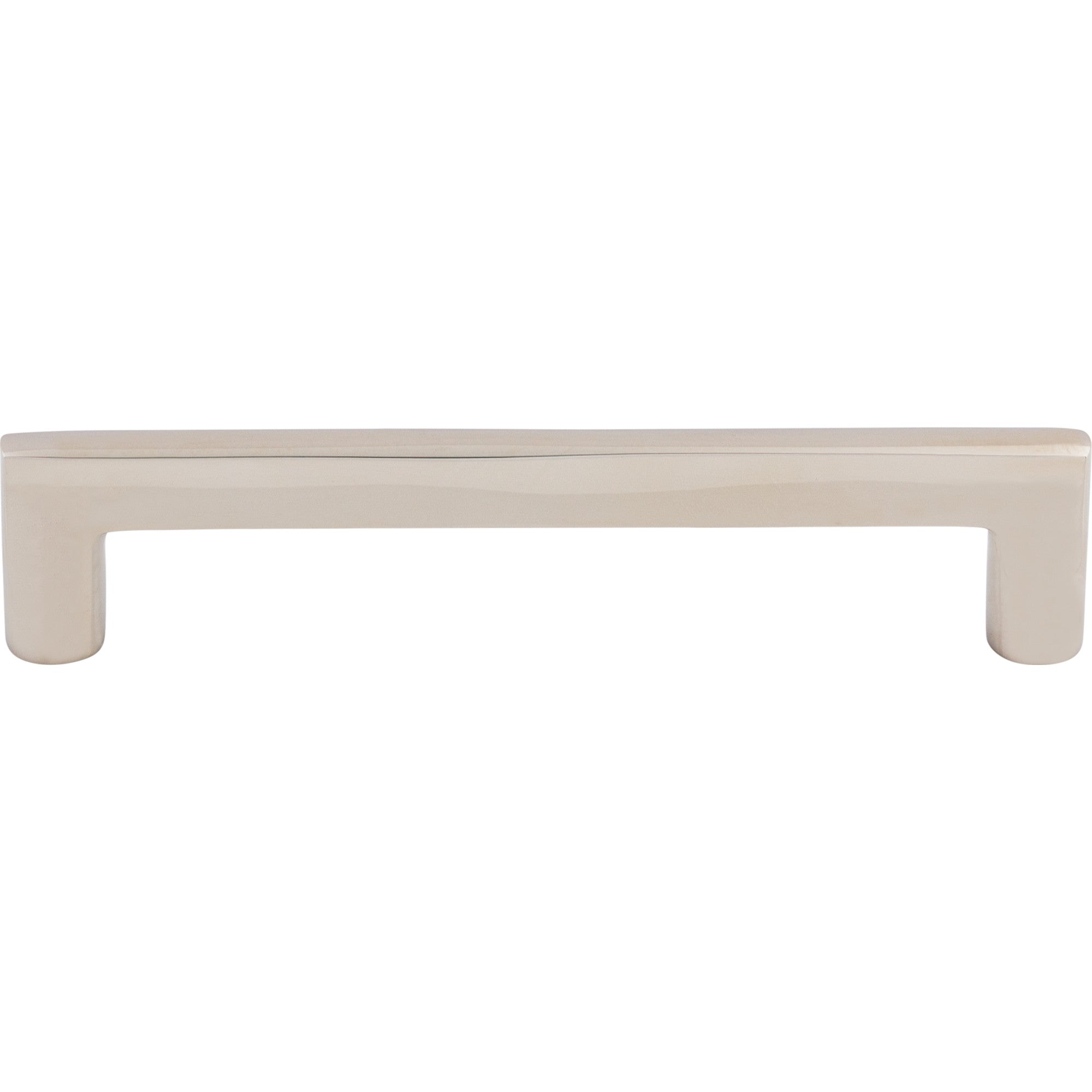 Aspen II Flat Sided 6" Center to Center Bar Pull - Polished Nickel