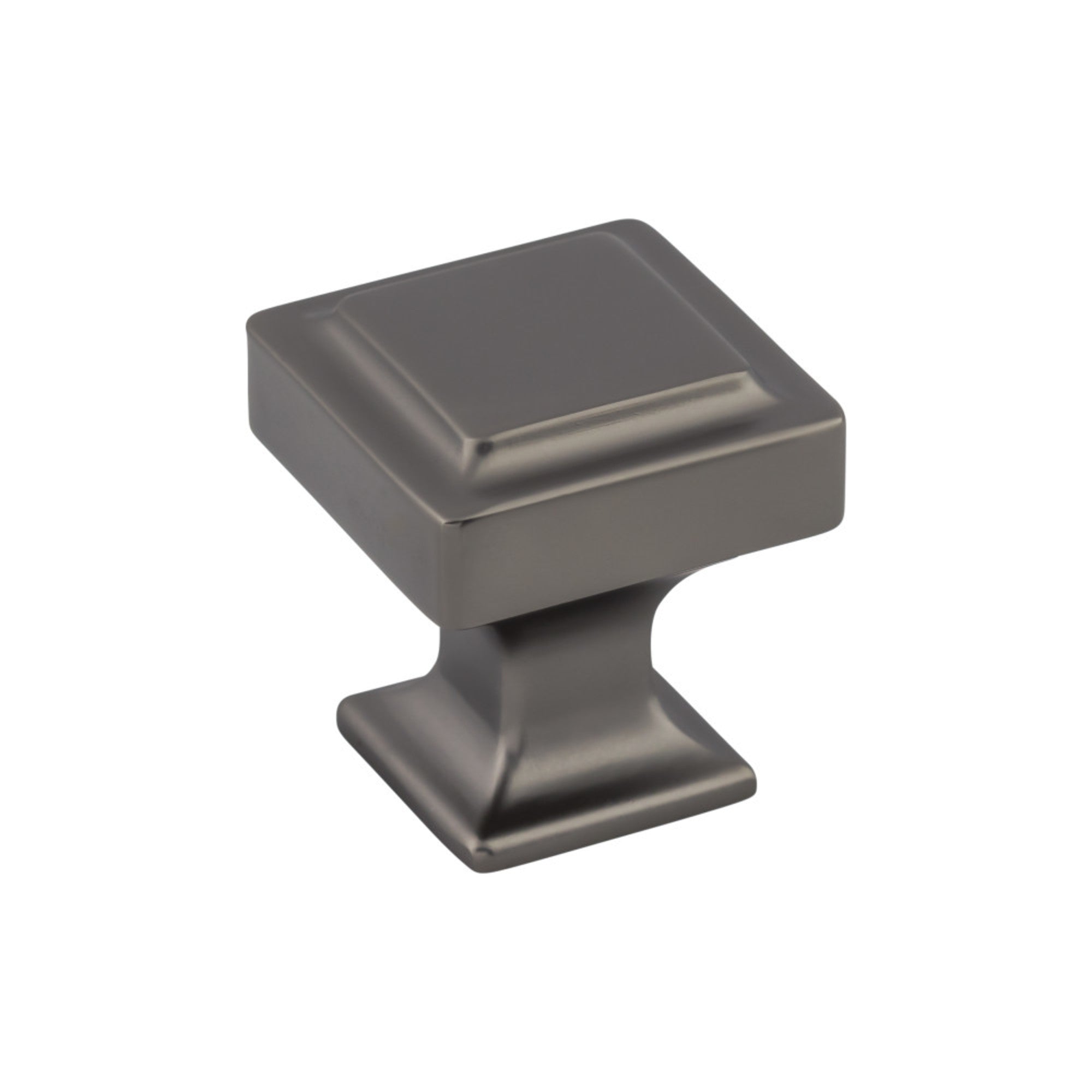 Ascendra 1 1/8" Length Square Knob - Ash Gray