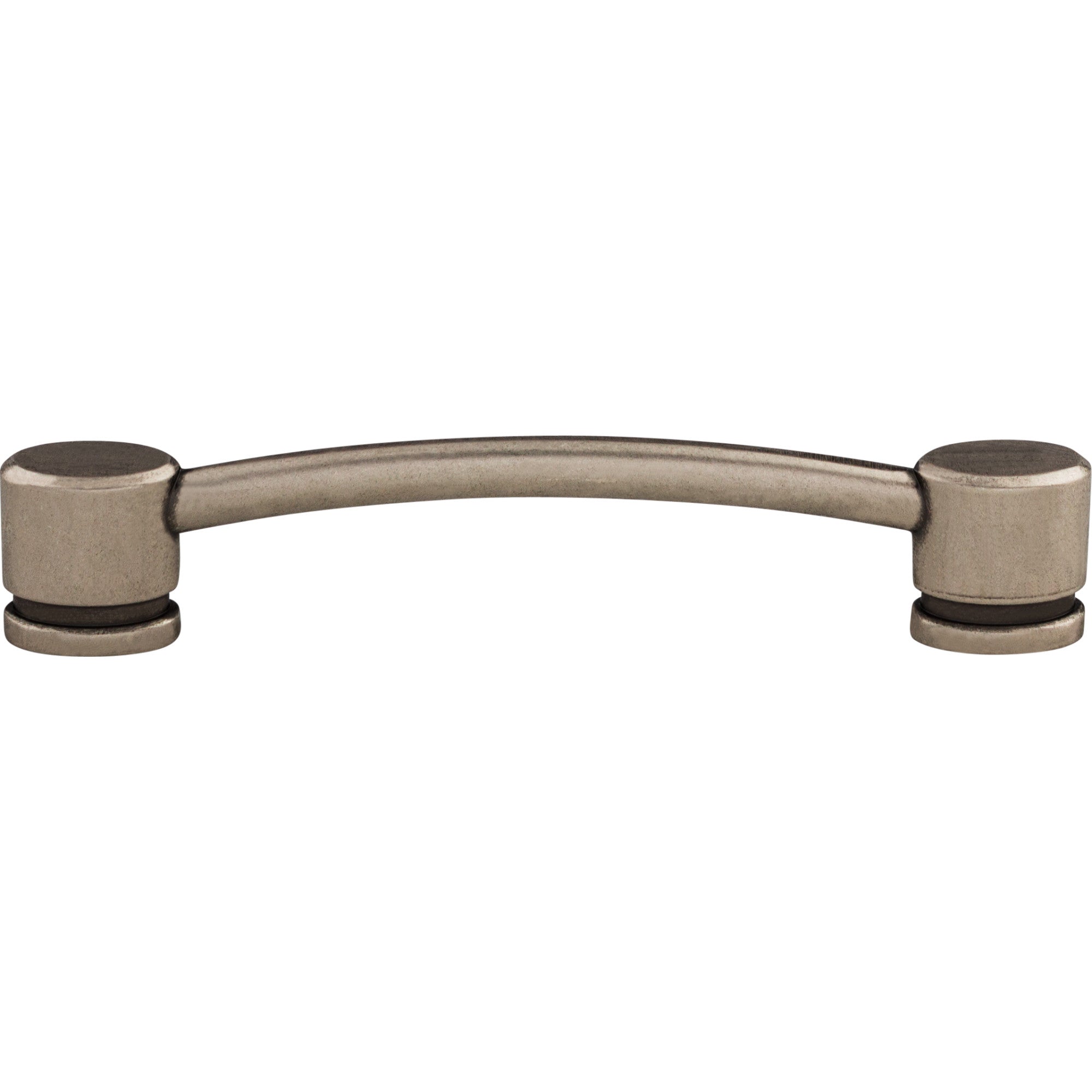 Oval Thin Bar Pull - Pewter Antique