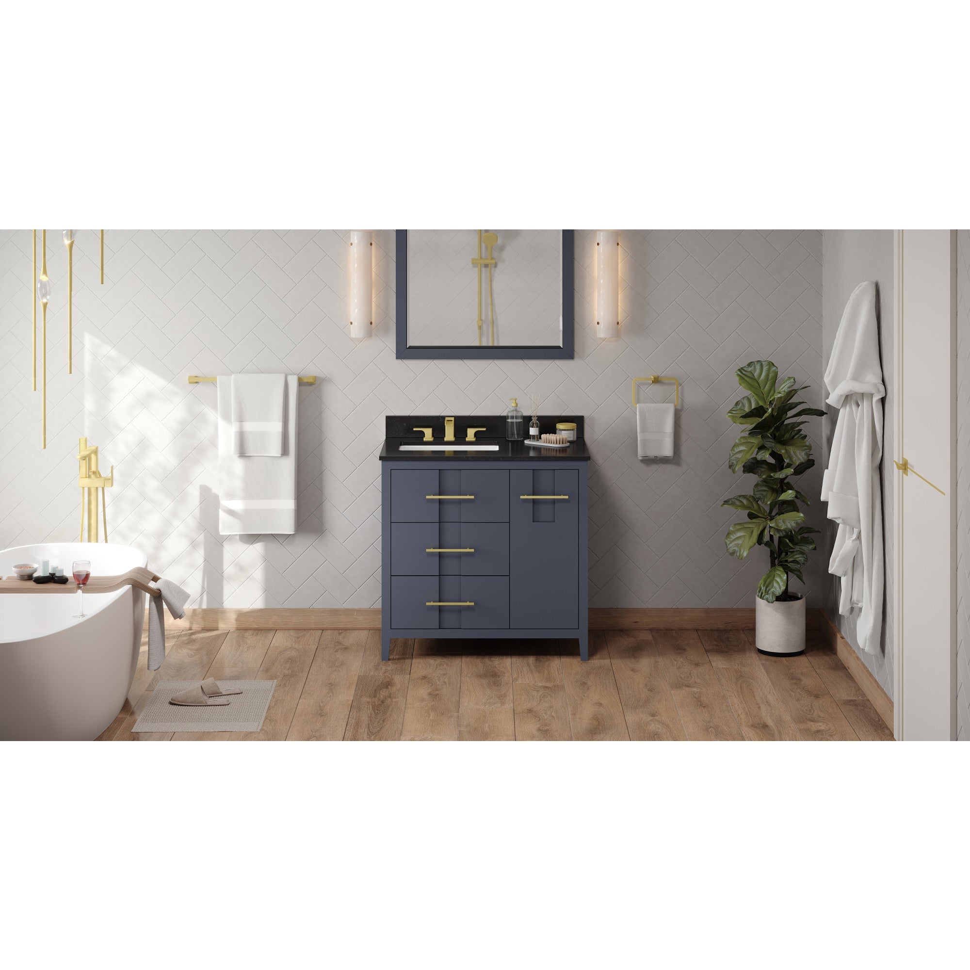 36" Katara Vanity – Left Offset