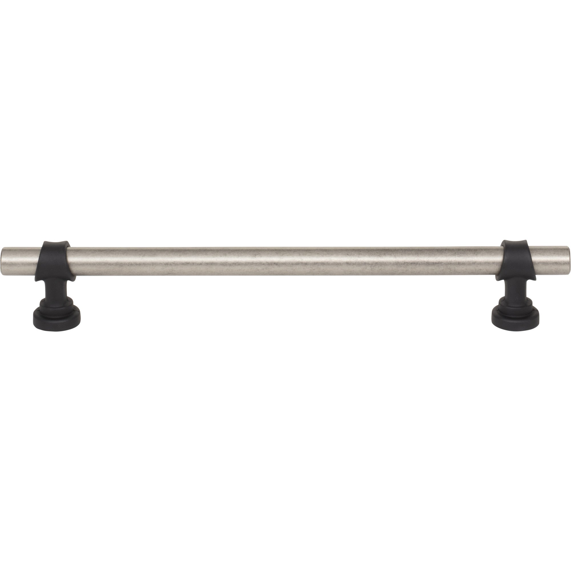 Bit Bar Pull - Pewter Antique and Flat Black
