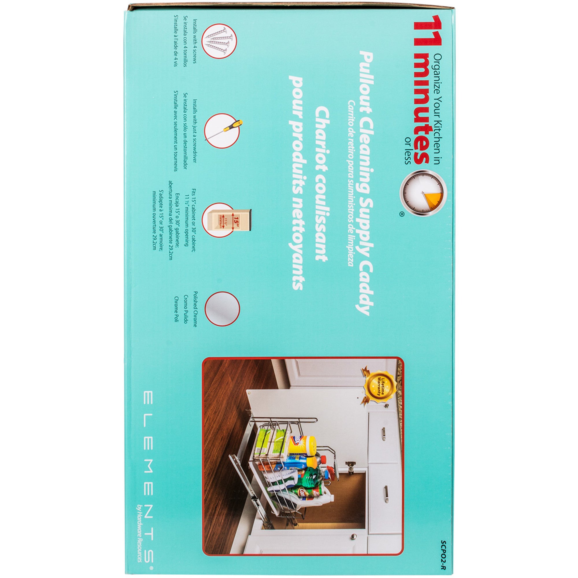 Cleaning Supply Caddy Pullout