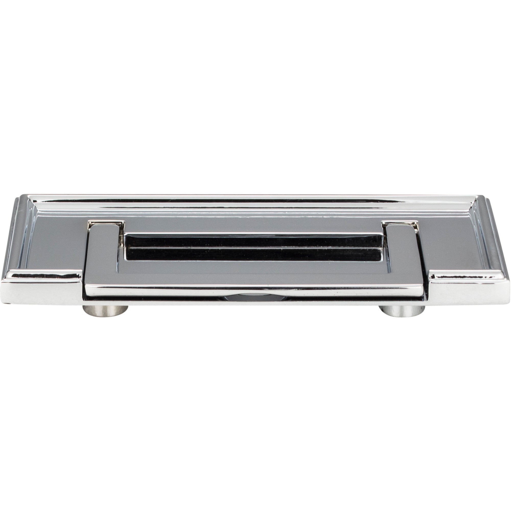 Campaign Drop Handle - Polished Chrome