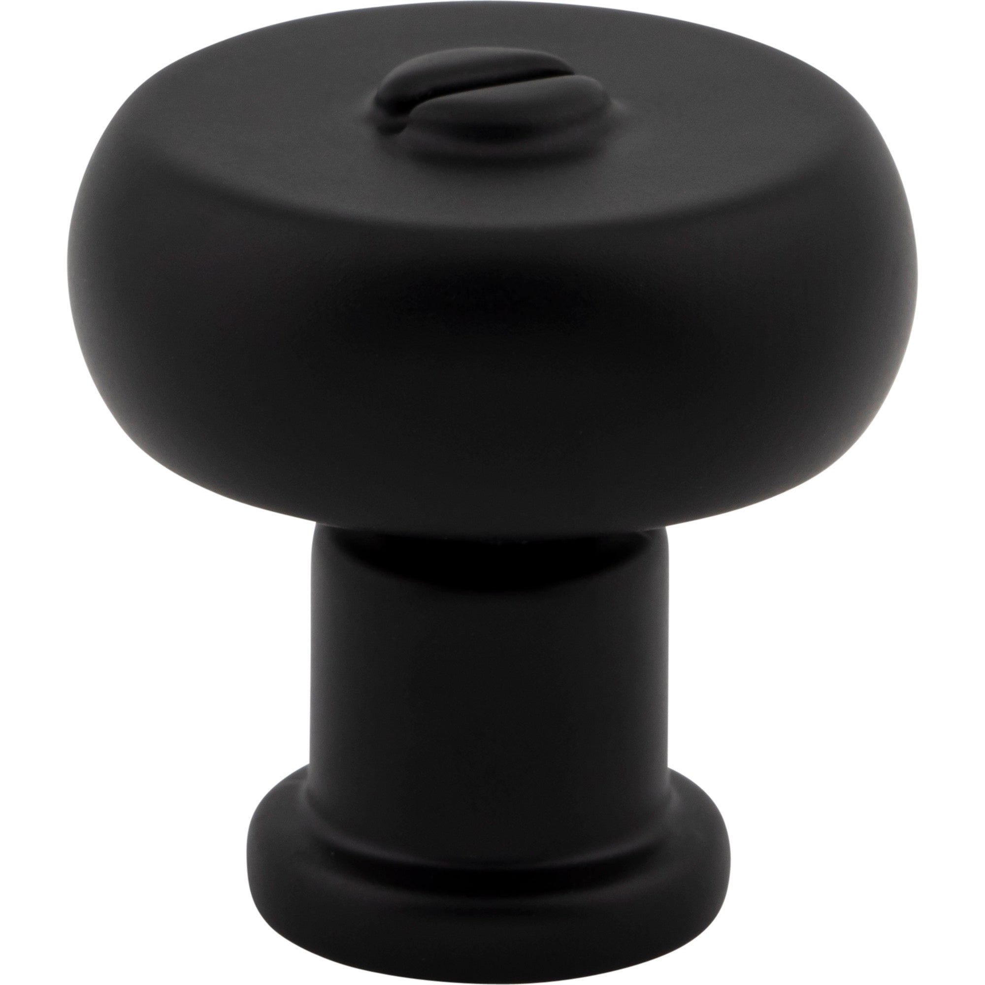 Everitt Round Knob - Matte Black