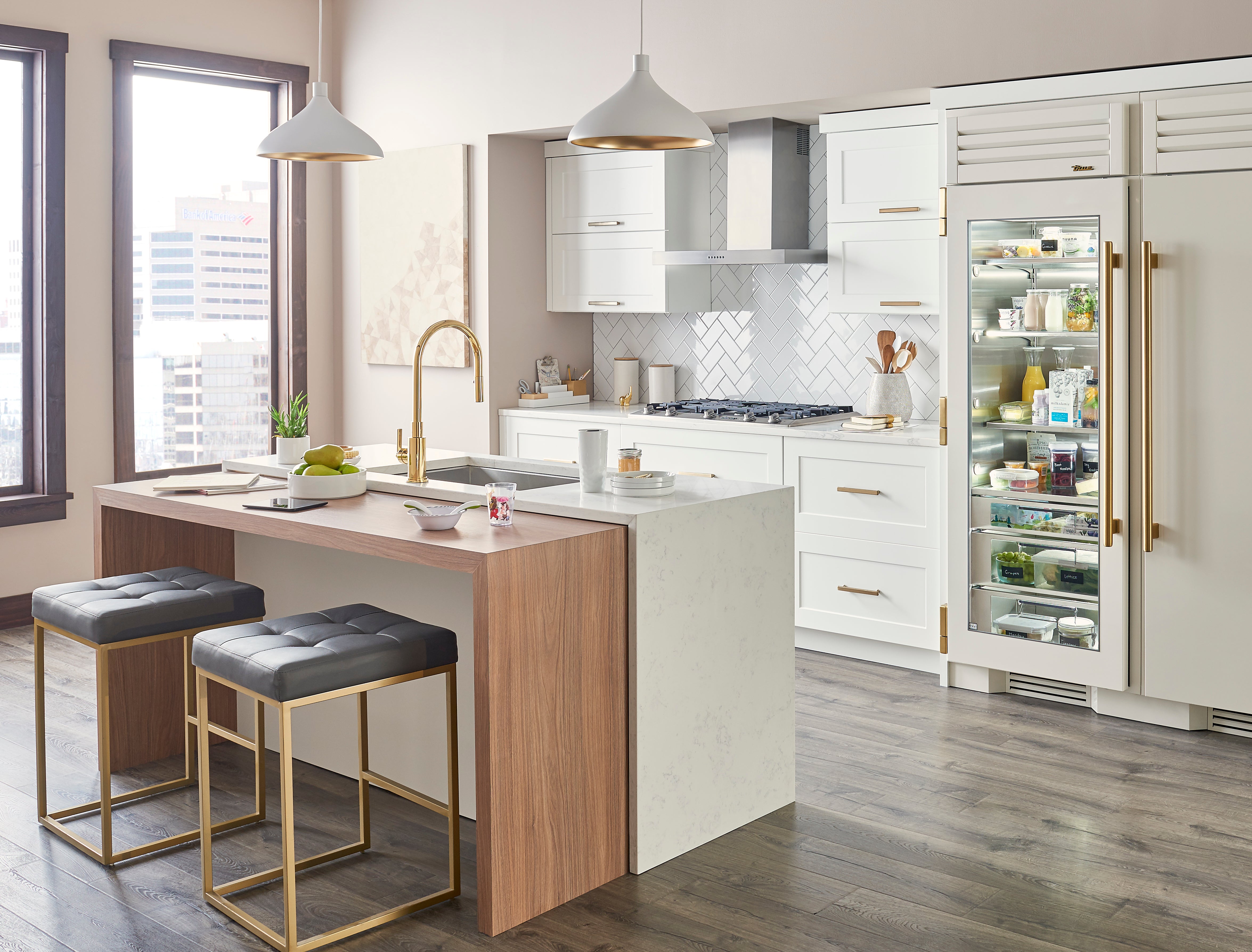 Kingsbridge 5 1/16" Center to Center Bar Pull - Ash Gray
