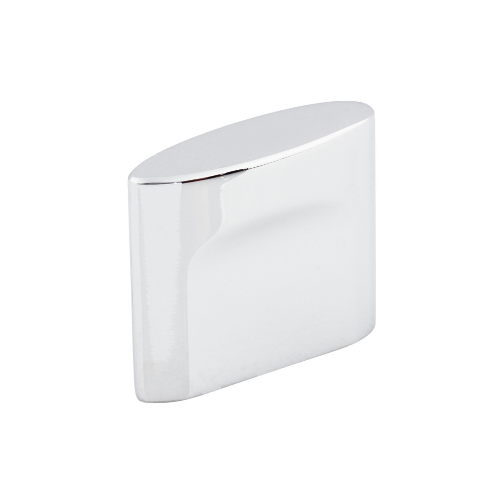 Oval Slot 3/4" Center to Center Oval Knob - Polished Chrome