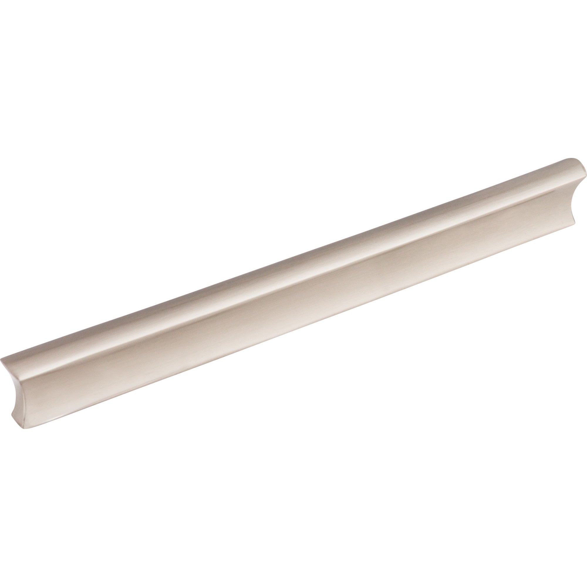 Glacier 8" Center to Center Finger Pull - Brushed Satin Nickel