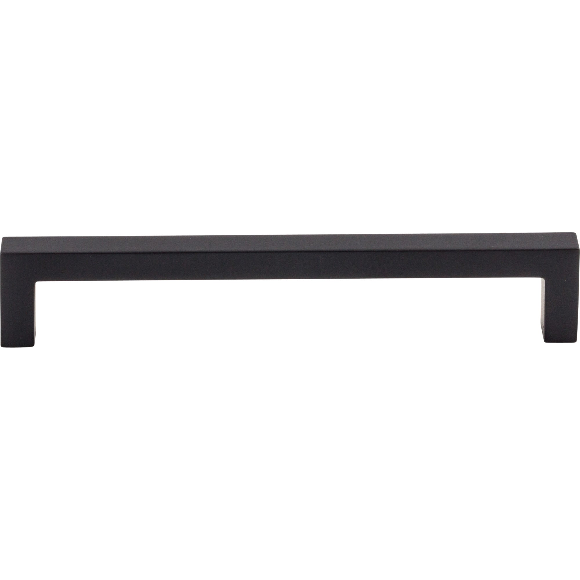 Square Bar 6 5/16" Center to Center Bar Pull - Flat Black