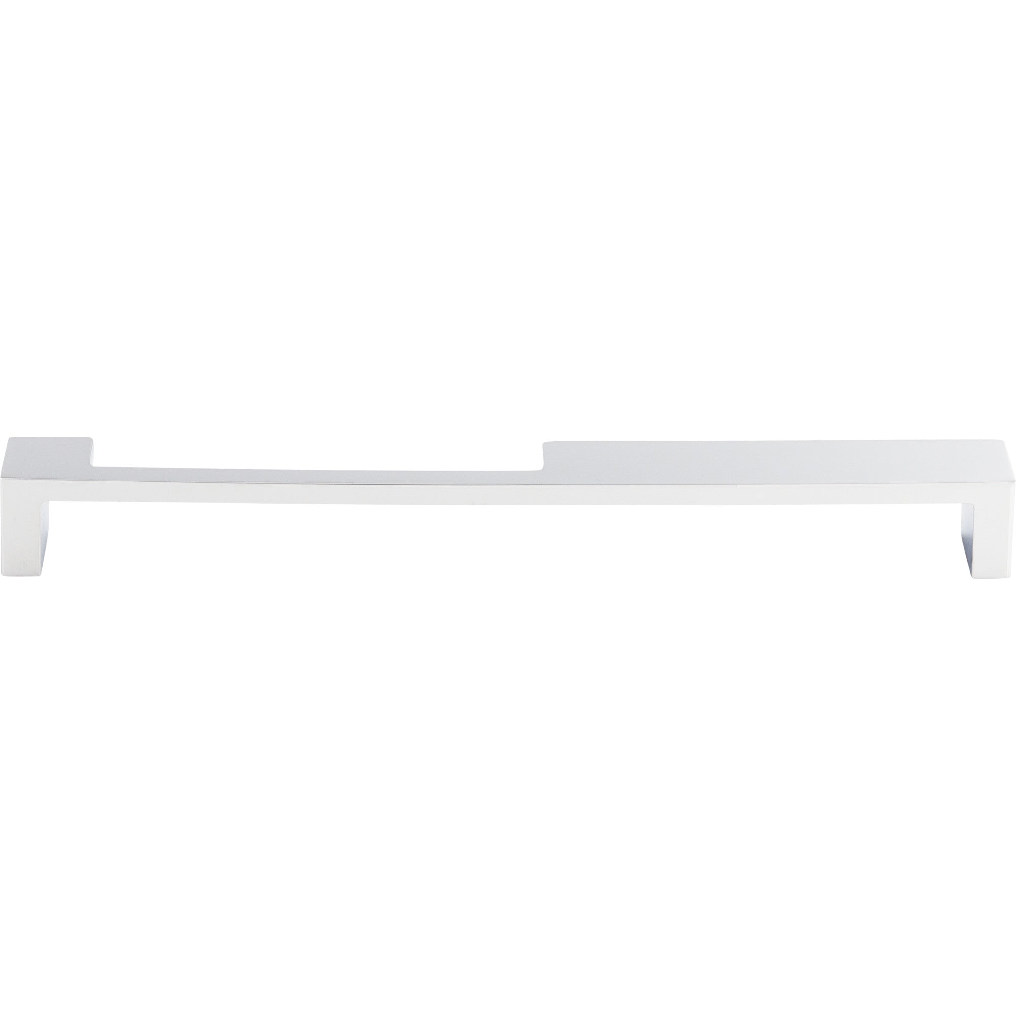 Modern Metro Notch Pull B 9" Center to Center Bar Pull - Polished Chrome