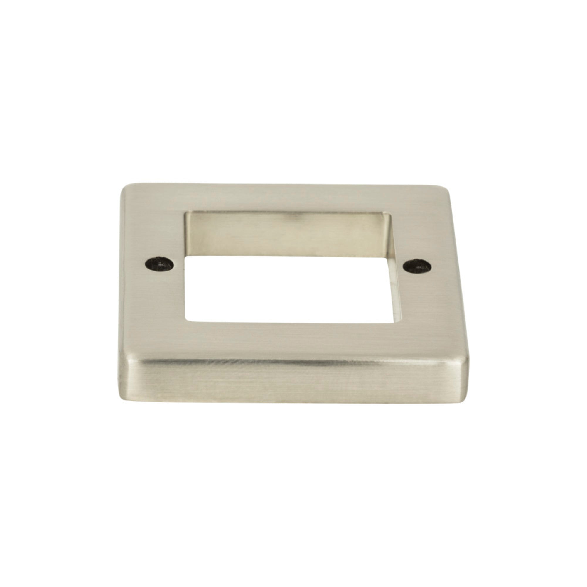 Tableau Square 1 7/16" Center to Center Pull Backplate - Brushed Nickel