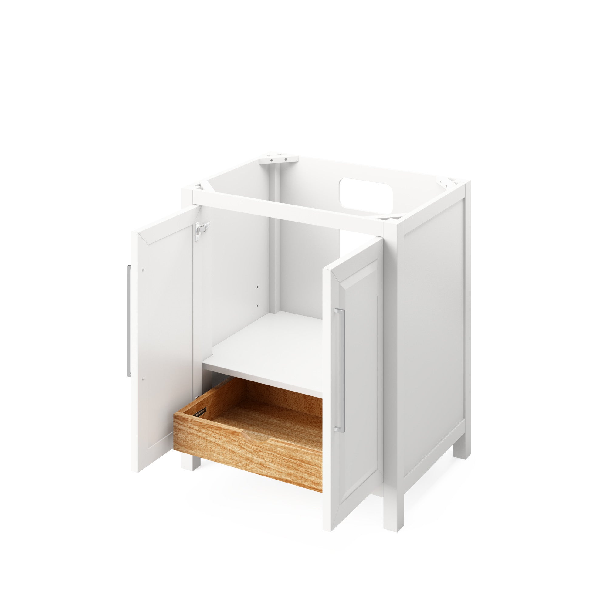 30" White Cade Vanity