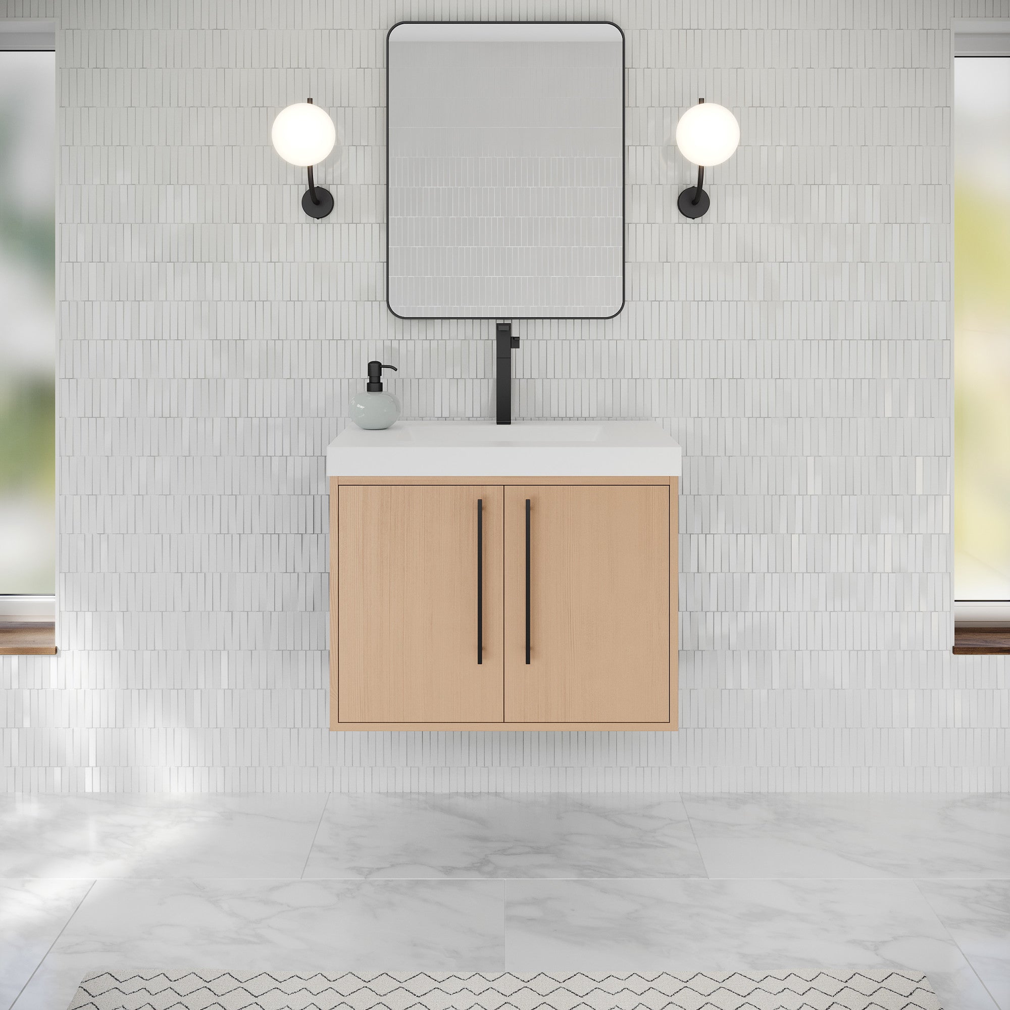 30" Tempest Vanity – Natural Oak