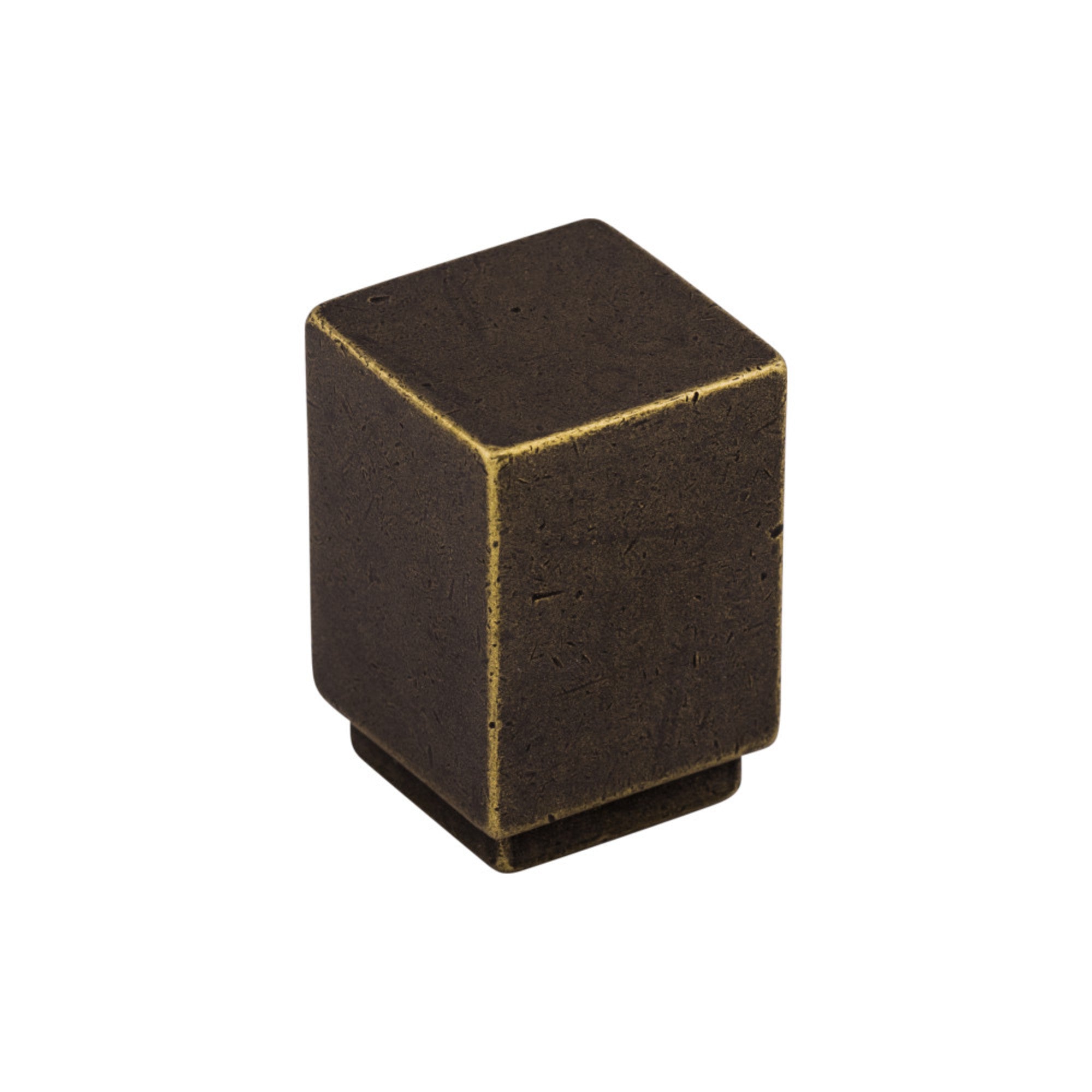 Linear 3/4" Length Square Knob - German Bronze