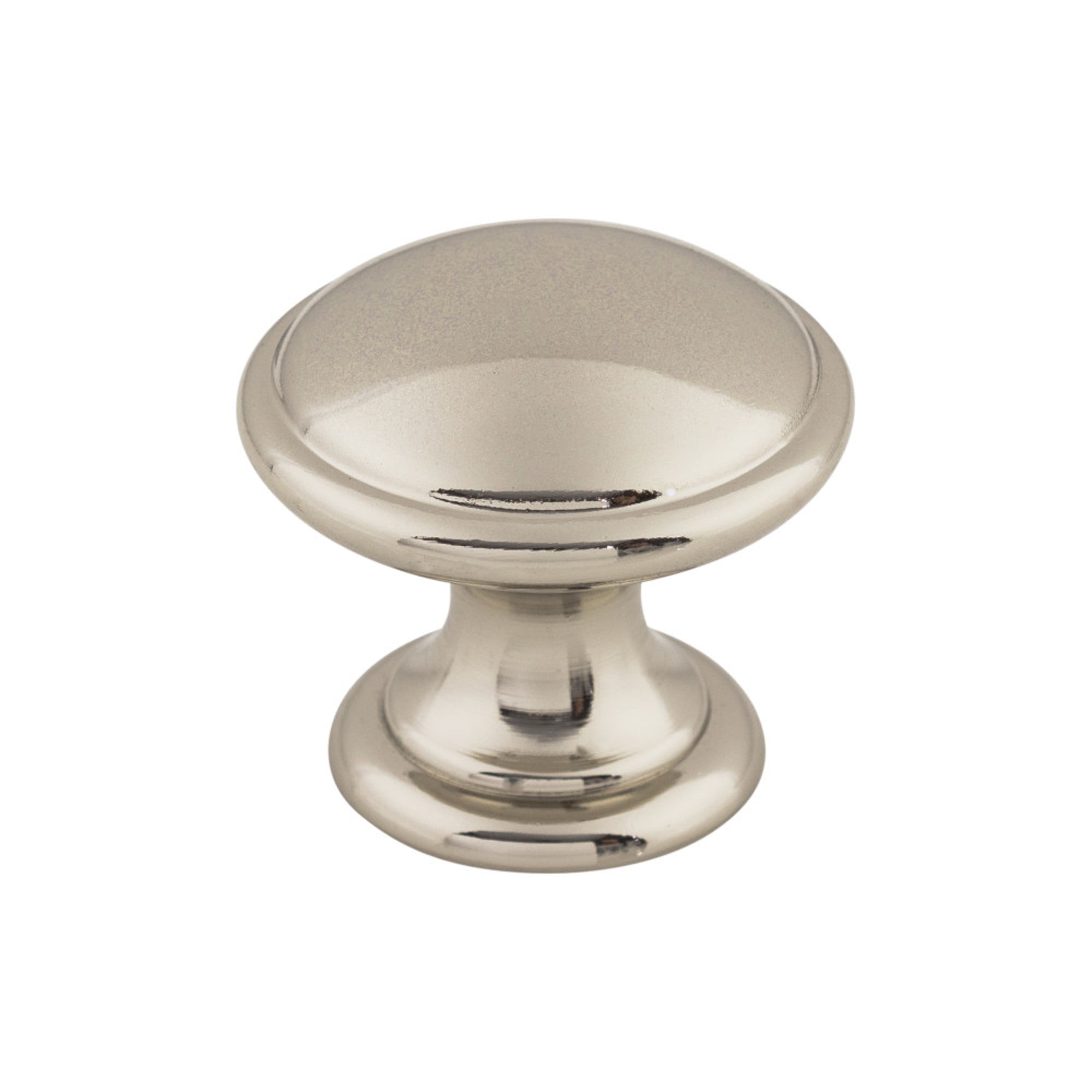 Rounded Round Knob - Polished Nickel