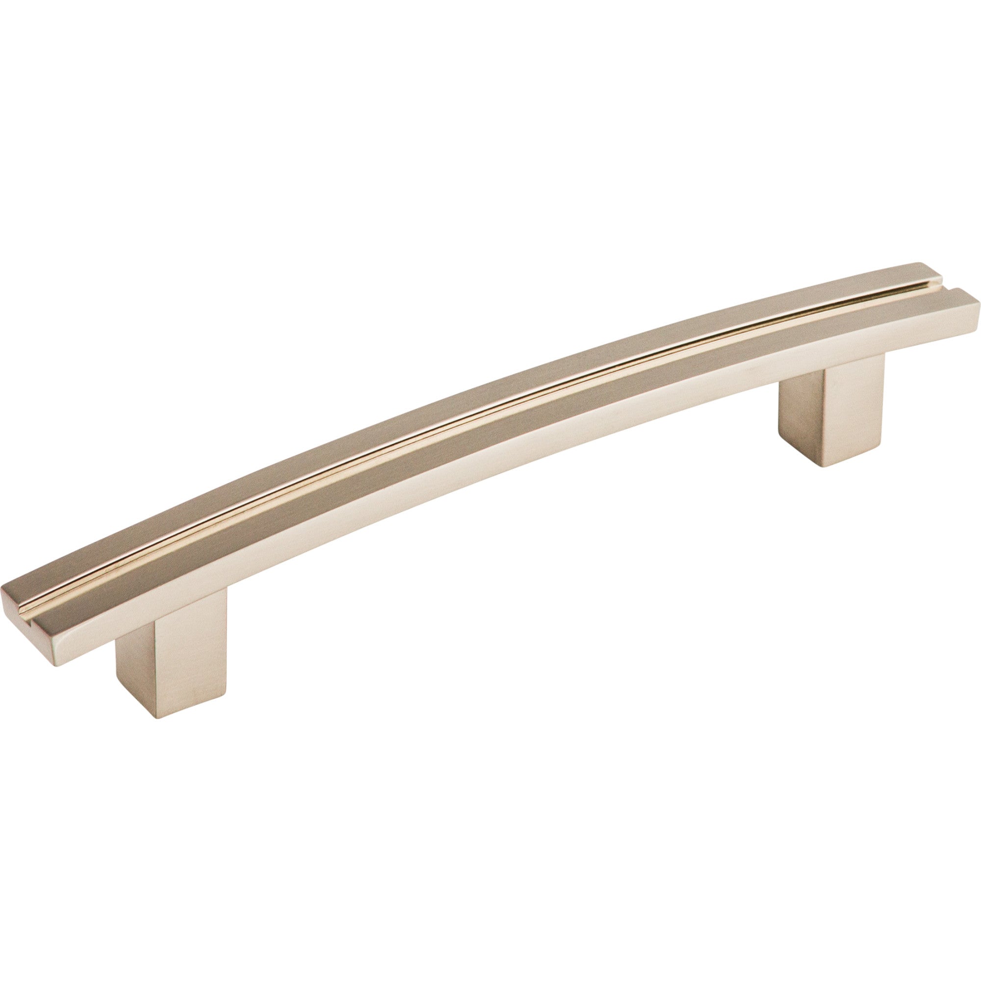 Inset Rail 5" Center to Center Bar Pull - Brushed Satin Nickel