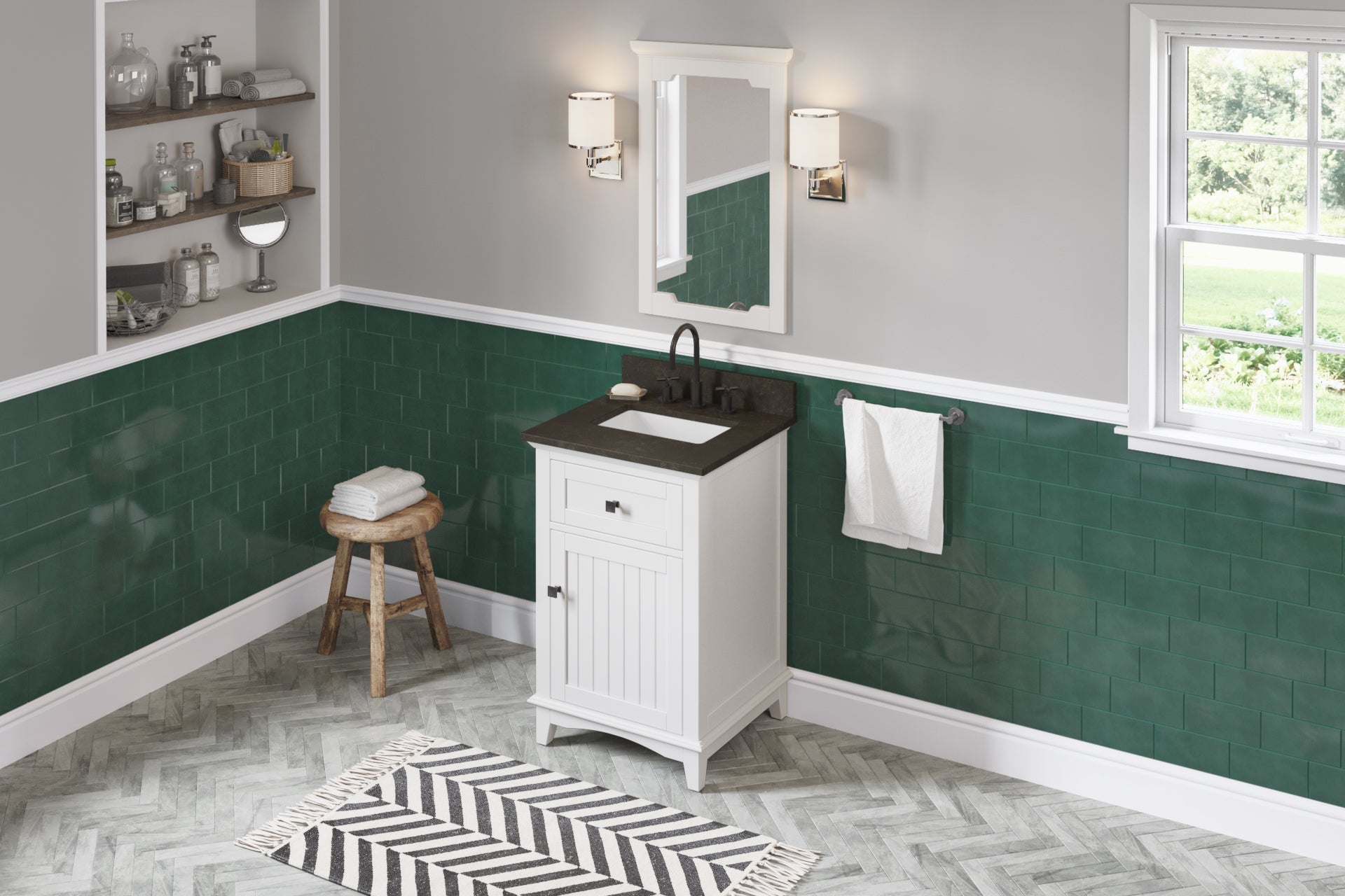24" Savino Vanity – White