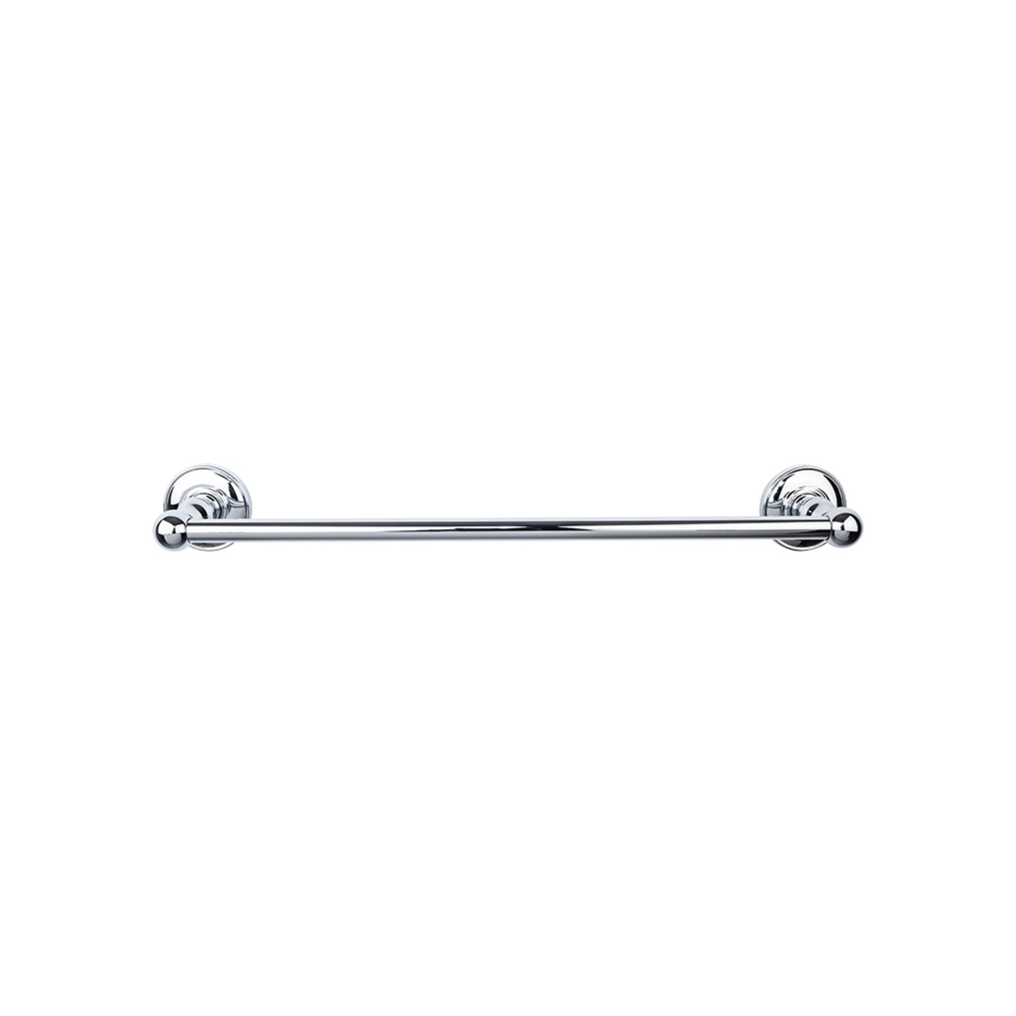 TOP BATH (R) Edwardian Bath Single 26 1/2" Wall Mounted  Towel Bar - Polished Chrome