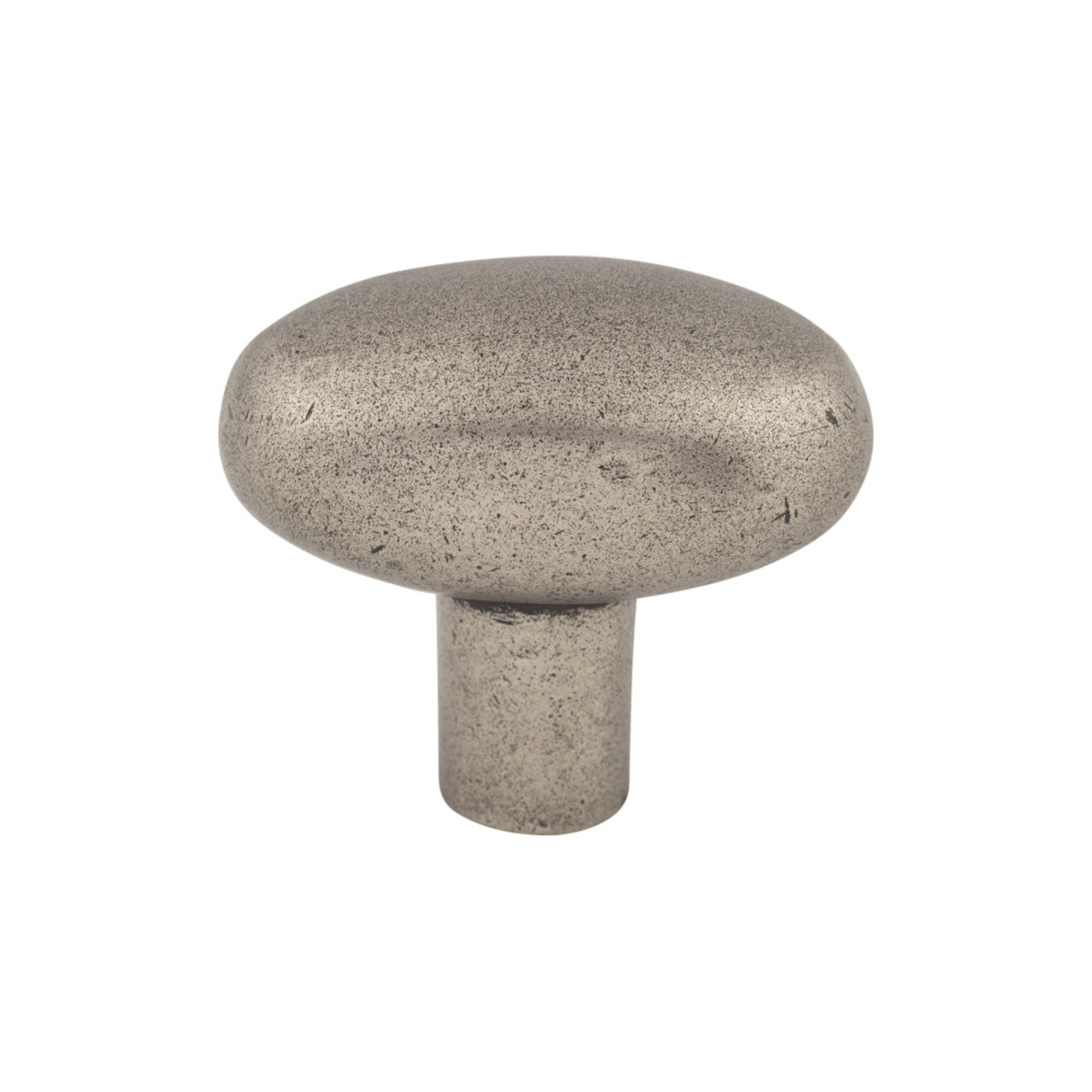 Aspen Small Potato 1 9/16" Length Oval Knob - Silicon Bronze Light