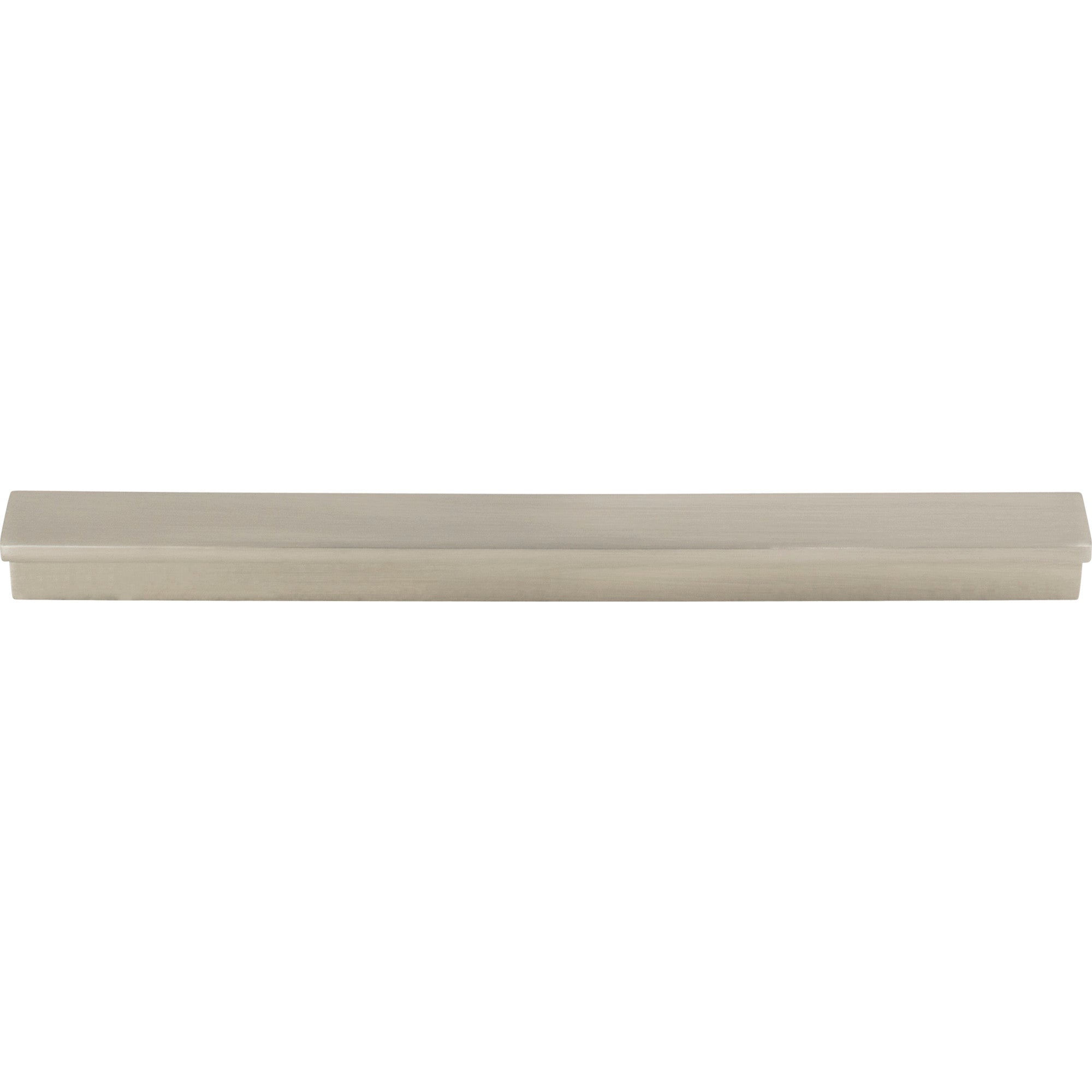 Minetta 7 9/16" Center to Center Finger Pull - Brushed Satin Nickel