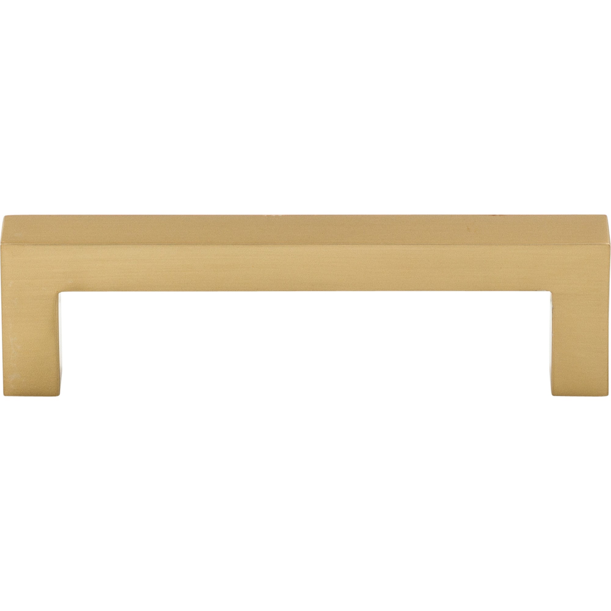 Square Bar 3 3/4" Center to Center Bar Pull - Honey Bronze