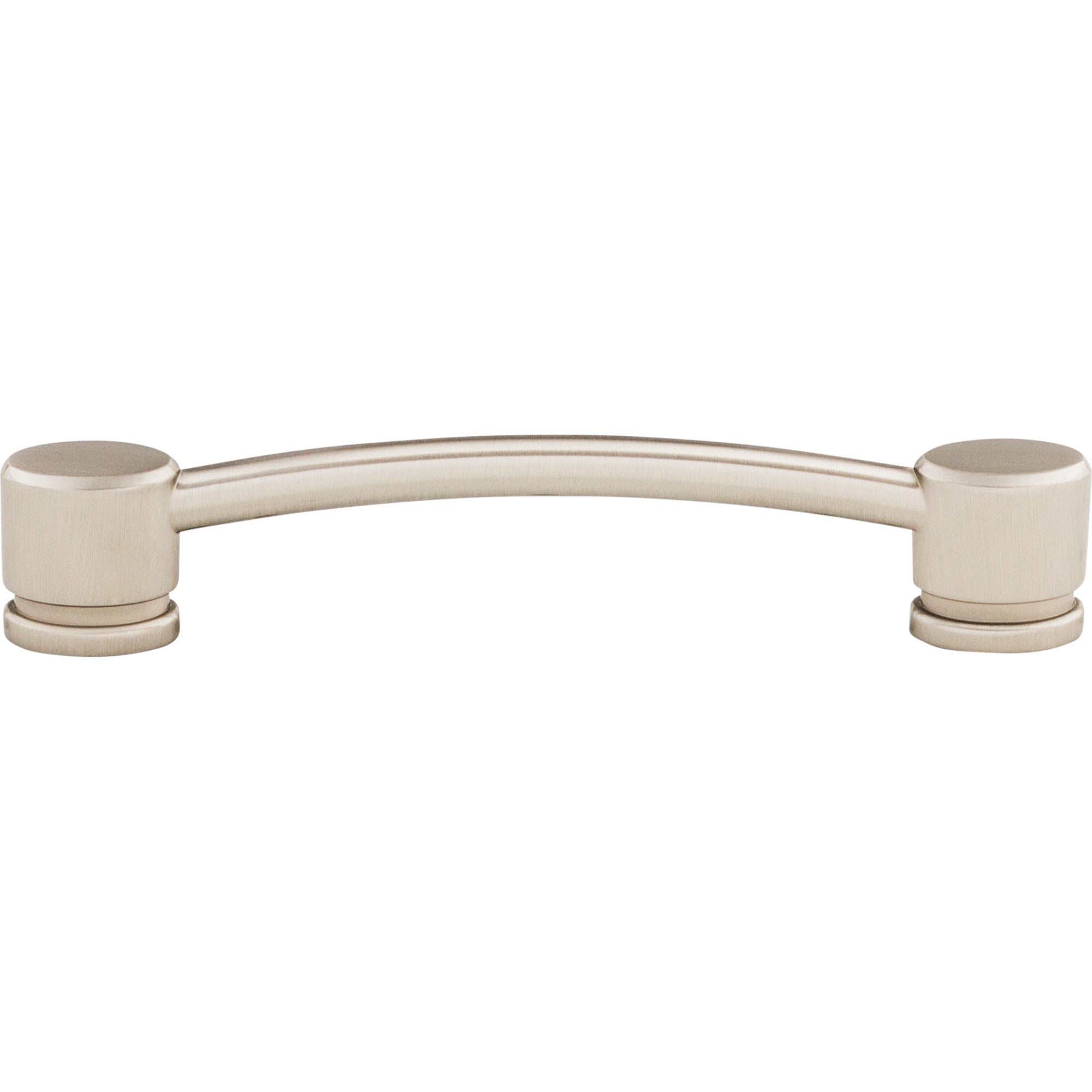 Oval Thin Bar Pull - Brushed Satin Nickel