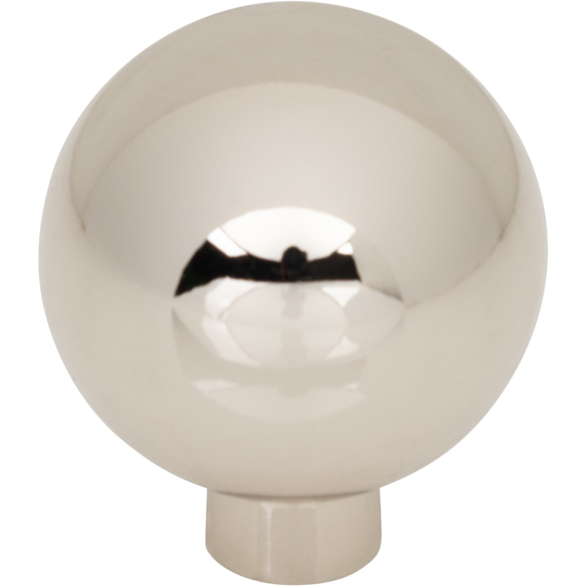 Brockwell Round Knob - Polished Nickel