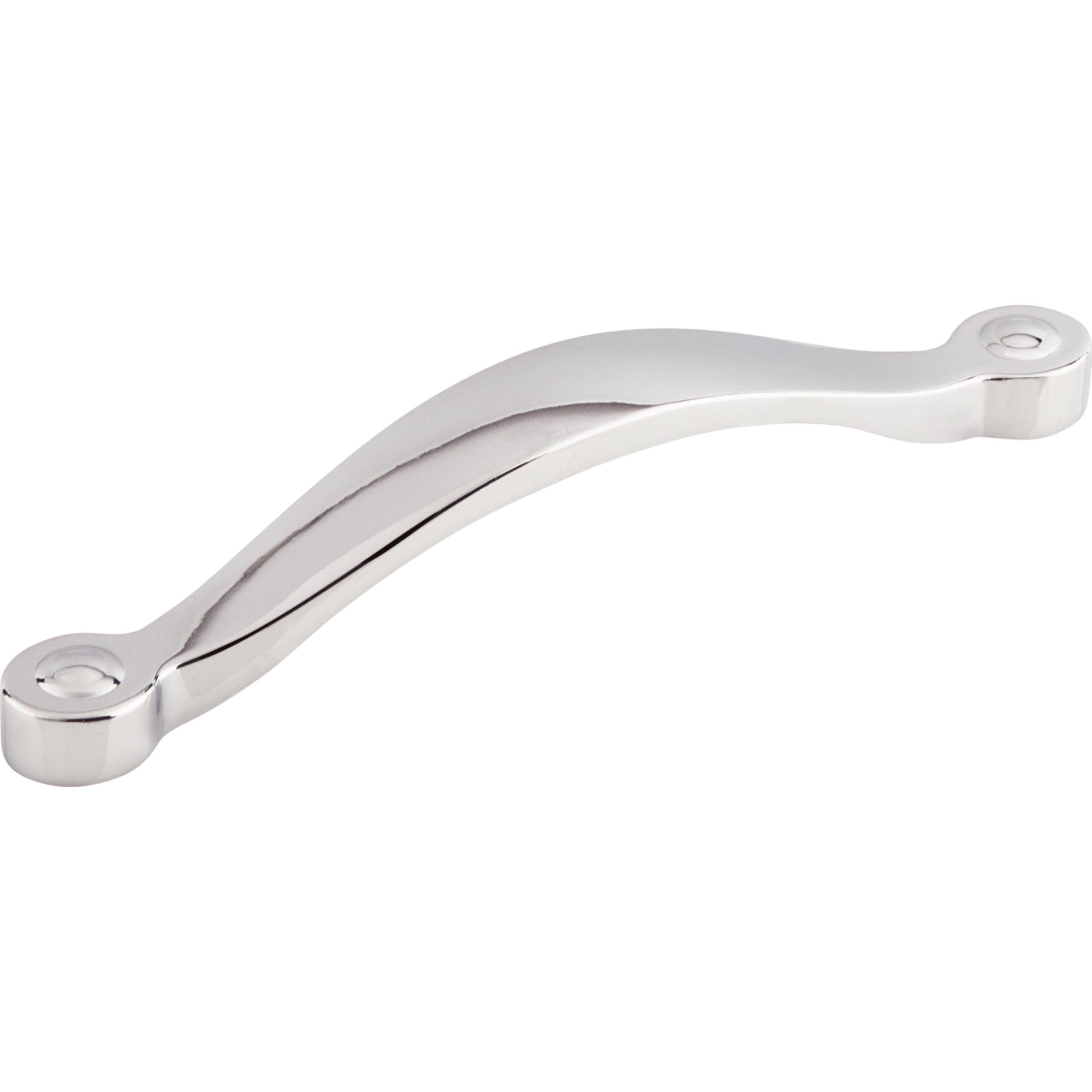 Saddle 5 1/16" Center to Center Bar Pull - Polished Chrome