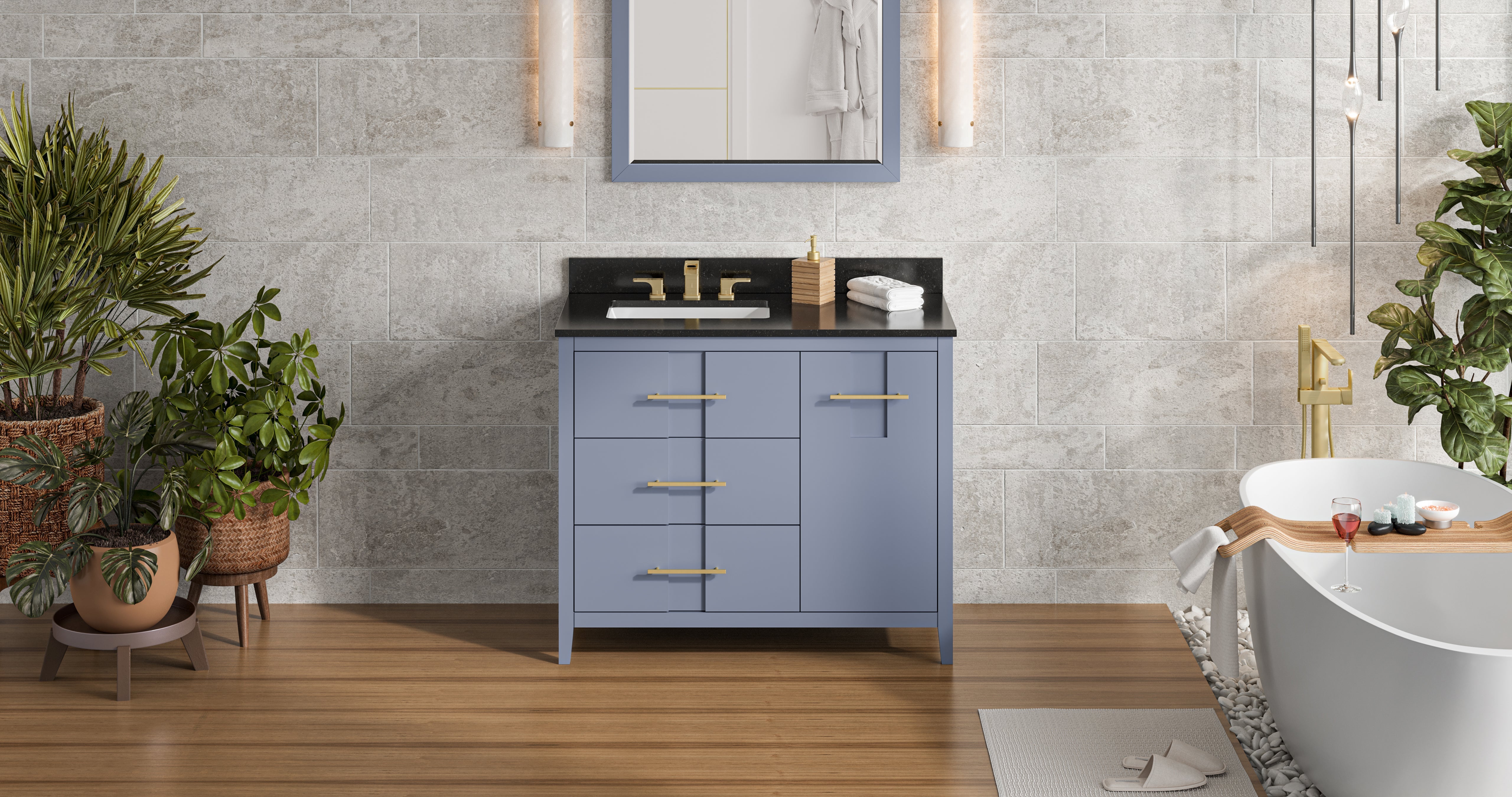42" Katara Vanity – Left Offset