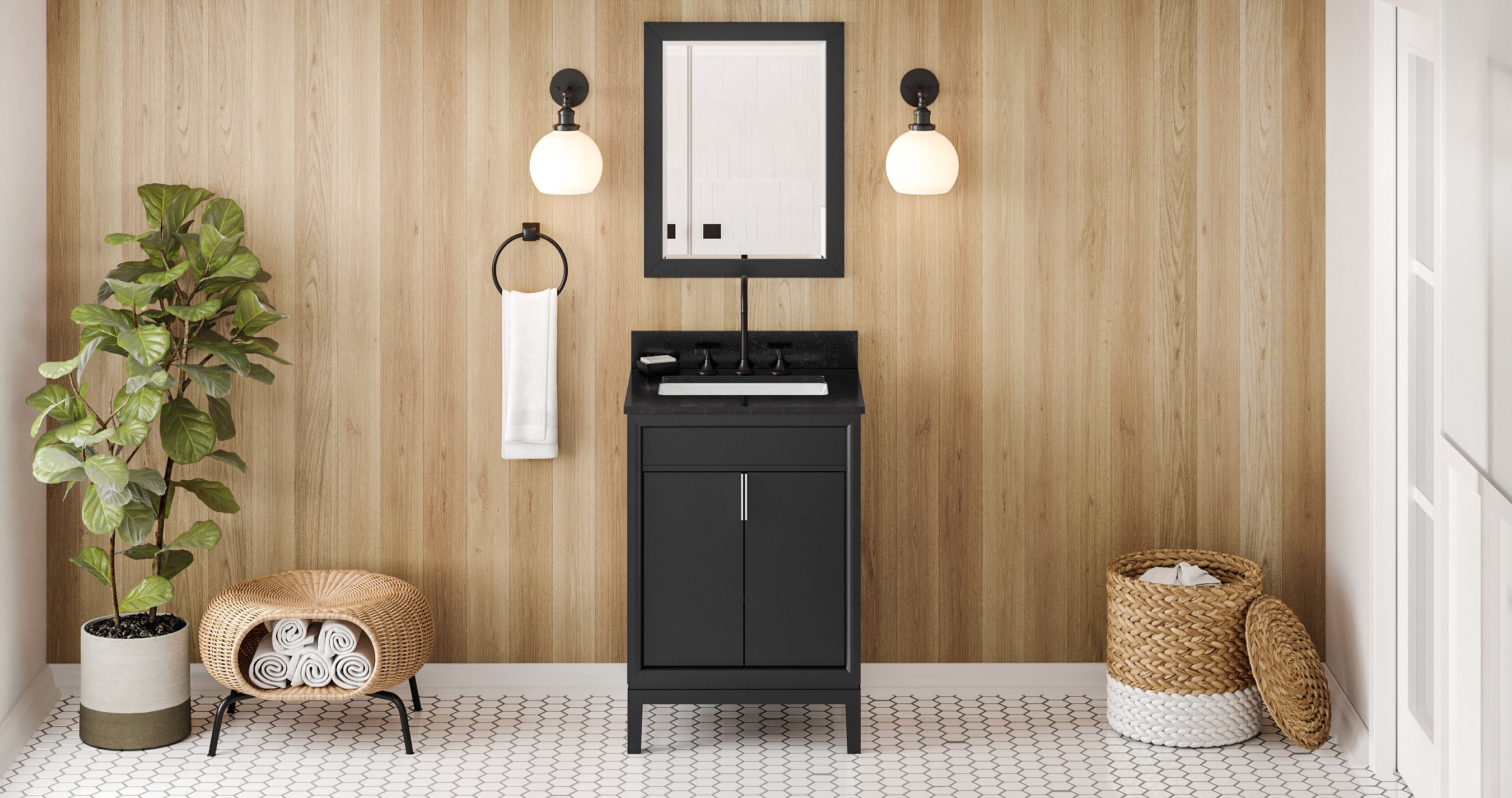 24" Theodora Vanity – Black