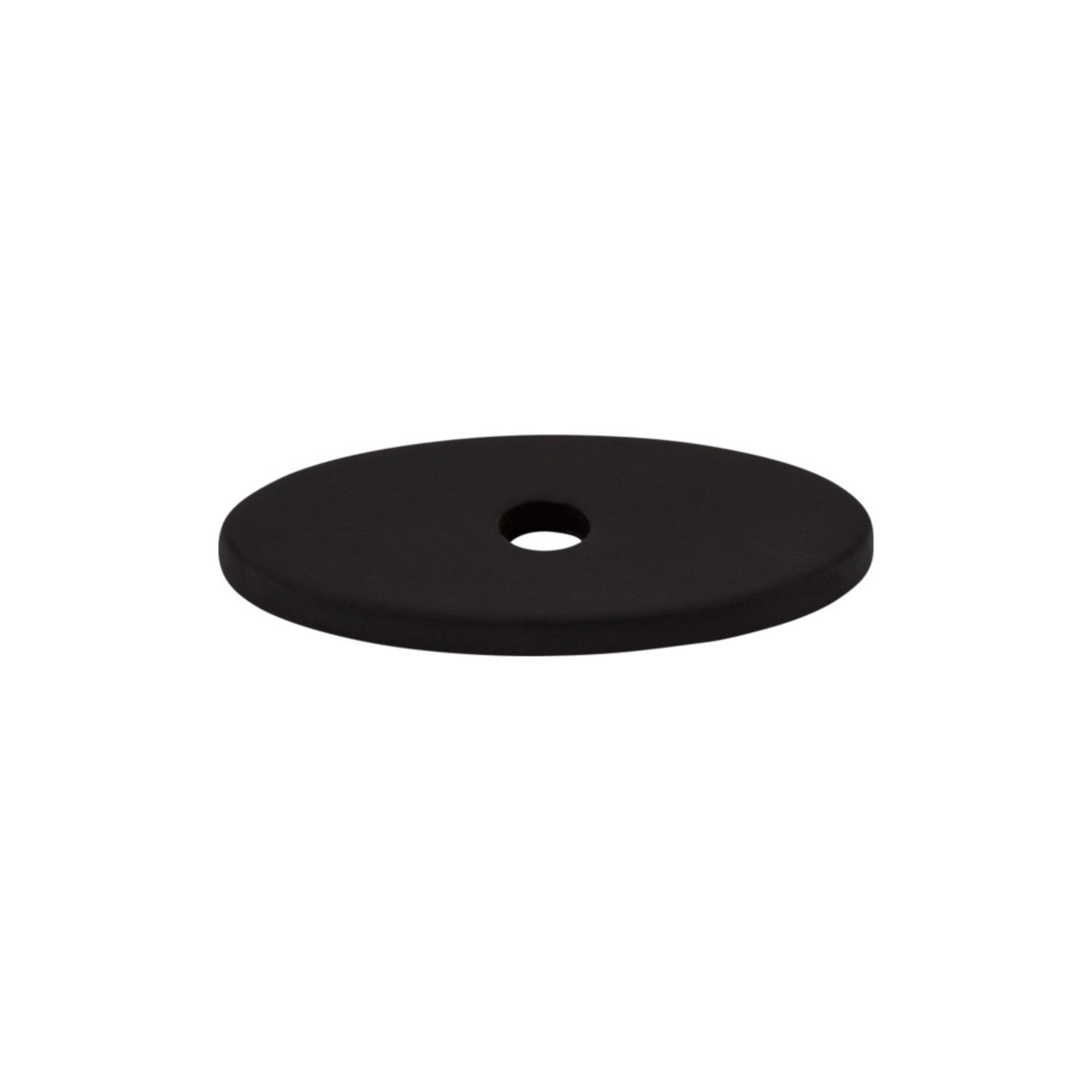 Oval Knob Backplate - Flat Black